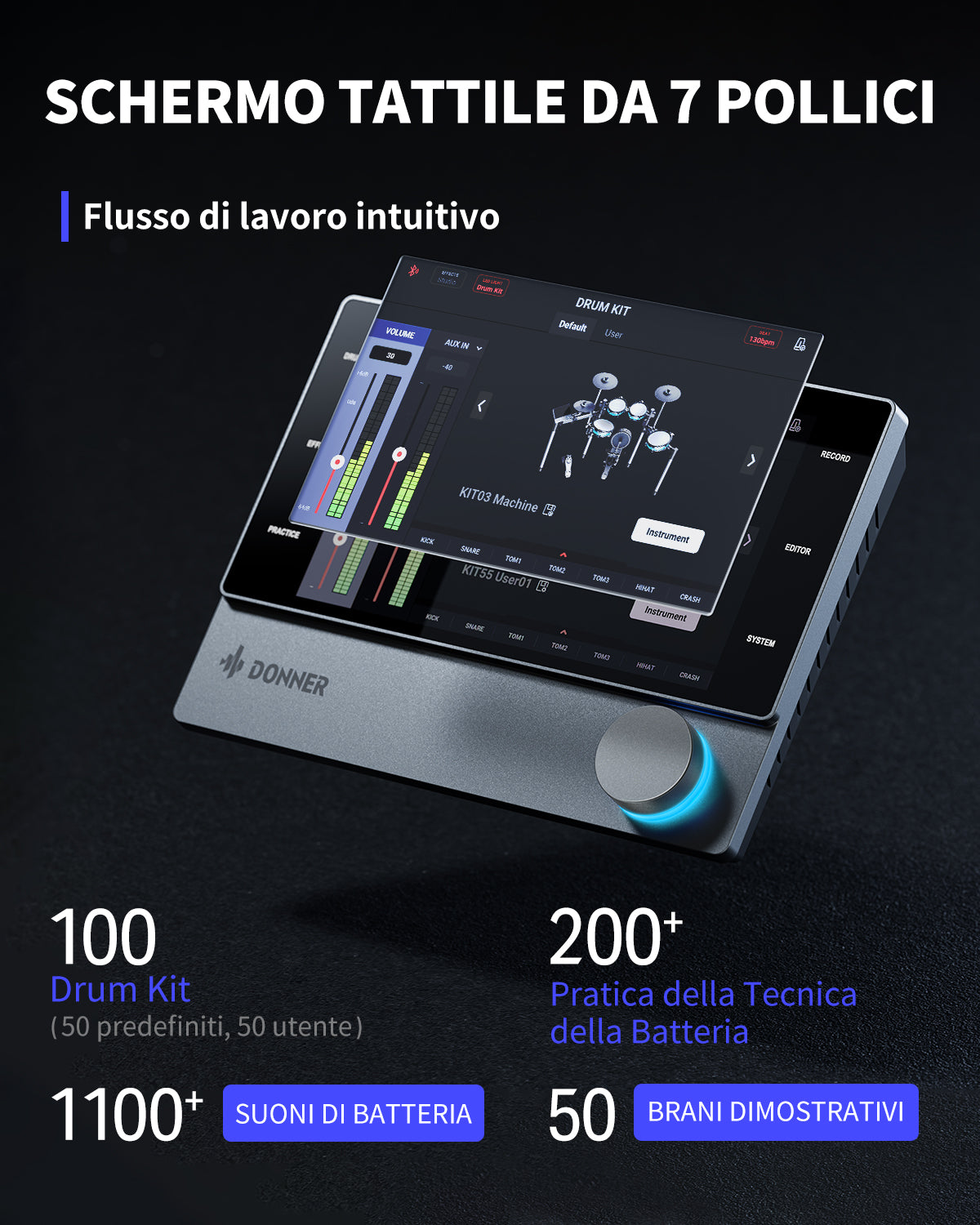 Donner BackBeat Batteria Elettronica