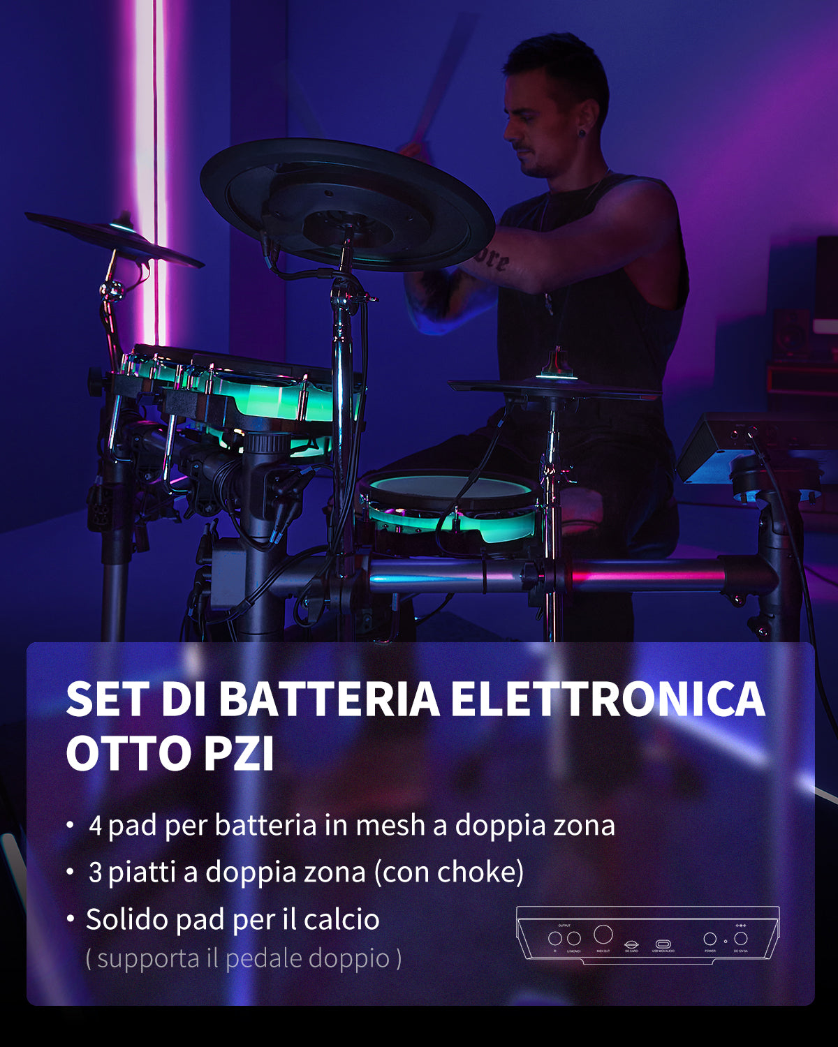 Donner BackBeat Batteria Elettronica