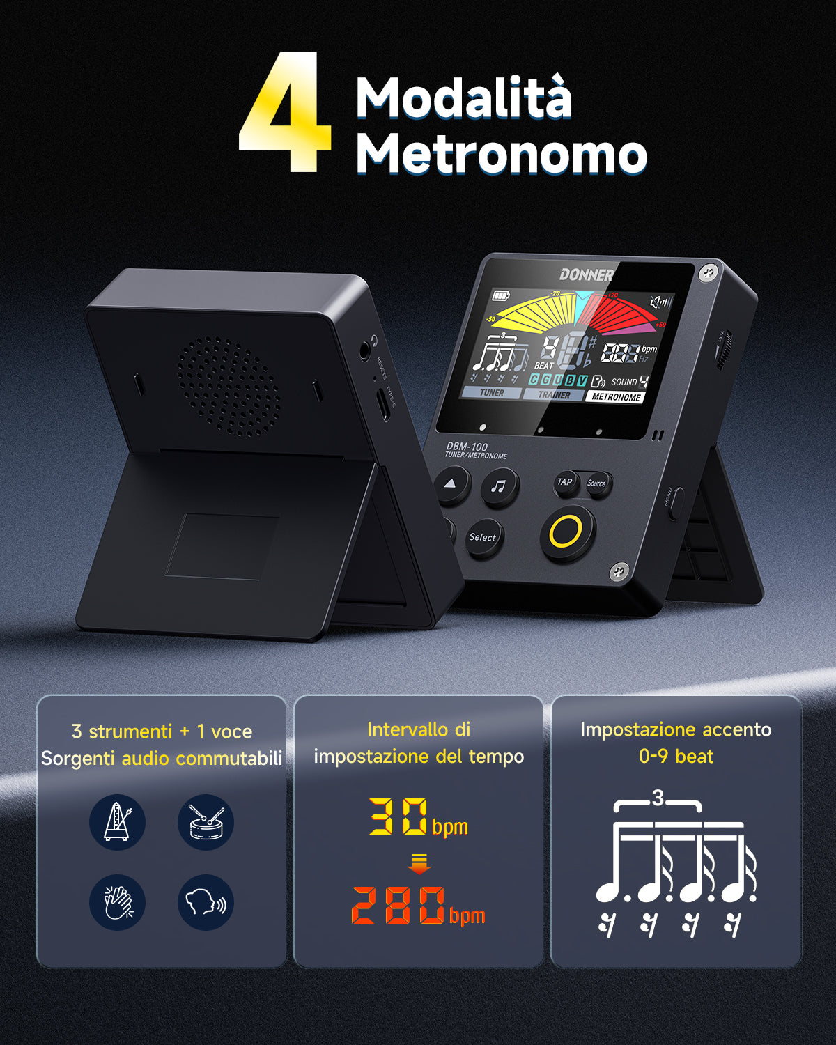 Donner DBM-100 Metronomo