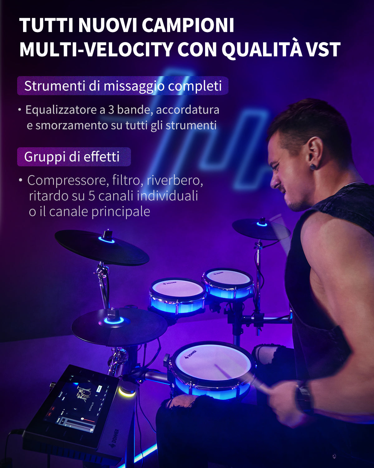Donner BackBeat Batteria Elettronica