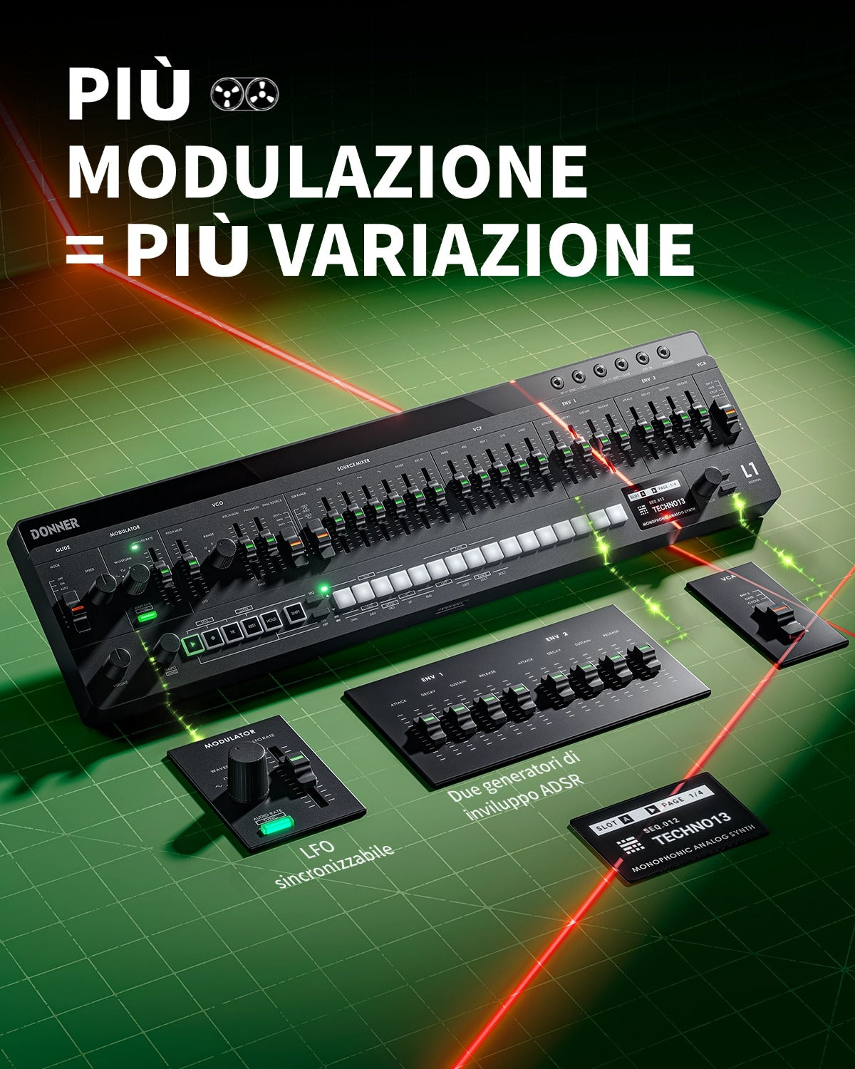 Donner Essential L1 Sintetizzatore-L1##-L1+KB-32M##