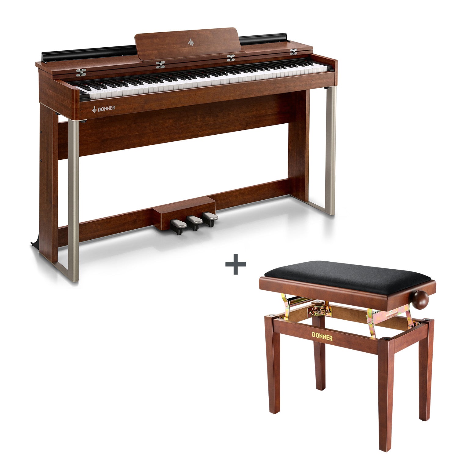 Donner DDP-200 Pianoforte Digitale con Azione a Martello Graduale