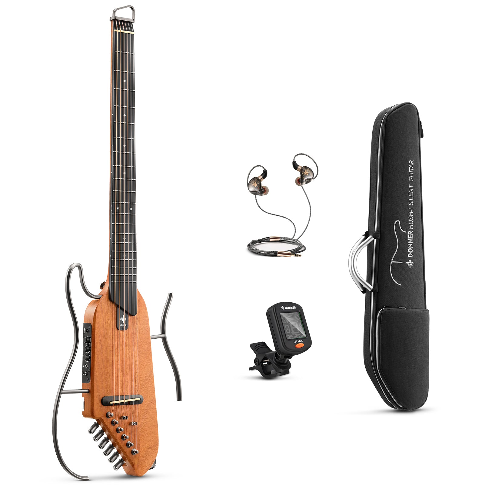 Chitarra Donner HUSH-I-Mogano##