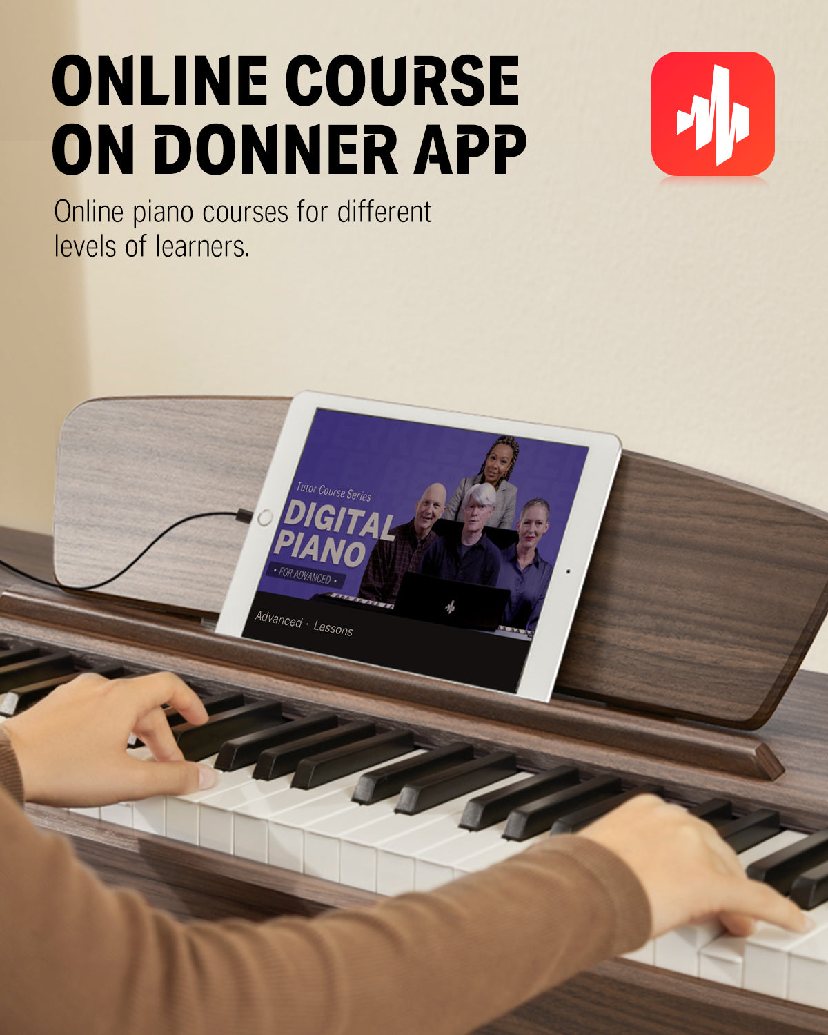 Donner DDP-80 tastiera fully weighted in legno