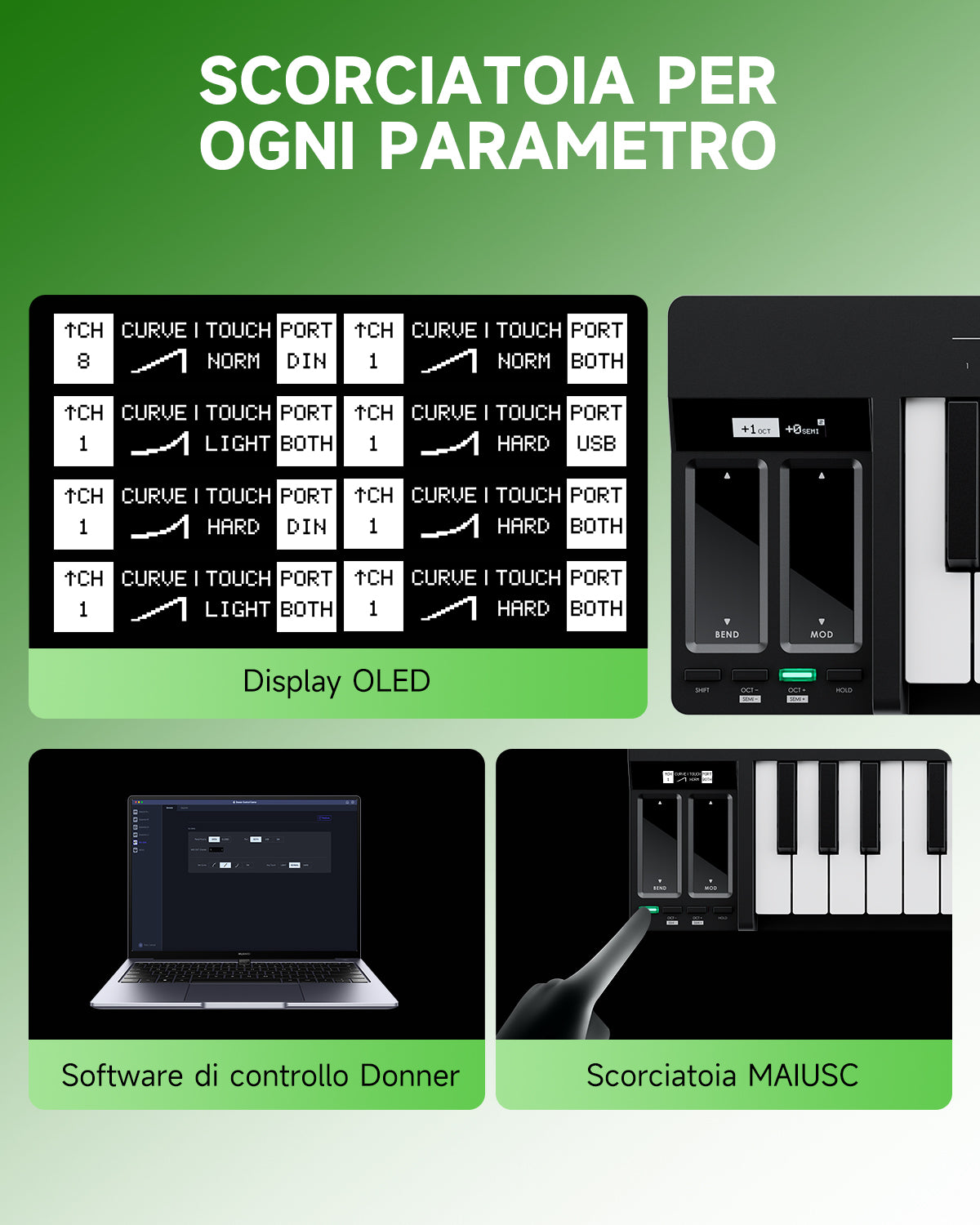 Donner Essential L1 Sintetizzatore-KB-32M##-L1+KB-32M##