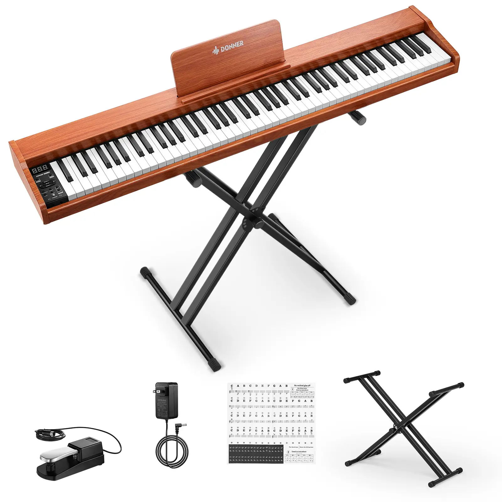 Donner DEP-1S Pianoforte digitale in semi-pesato