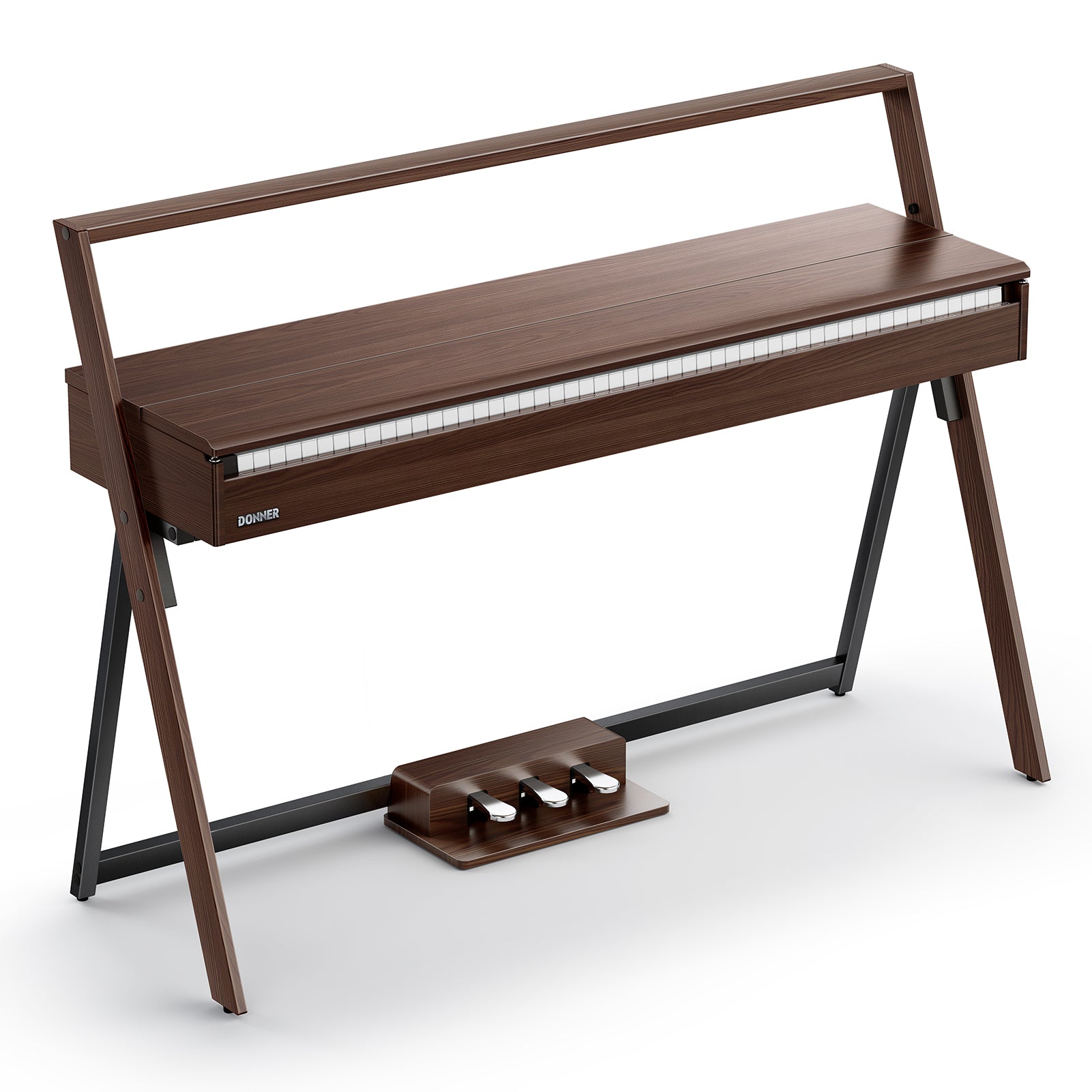 Donner OURA™ R300 Pianoforte digitalein stile casalingo-Brown##