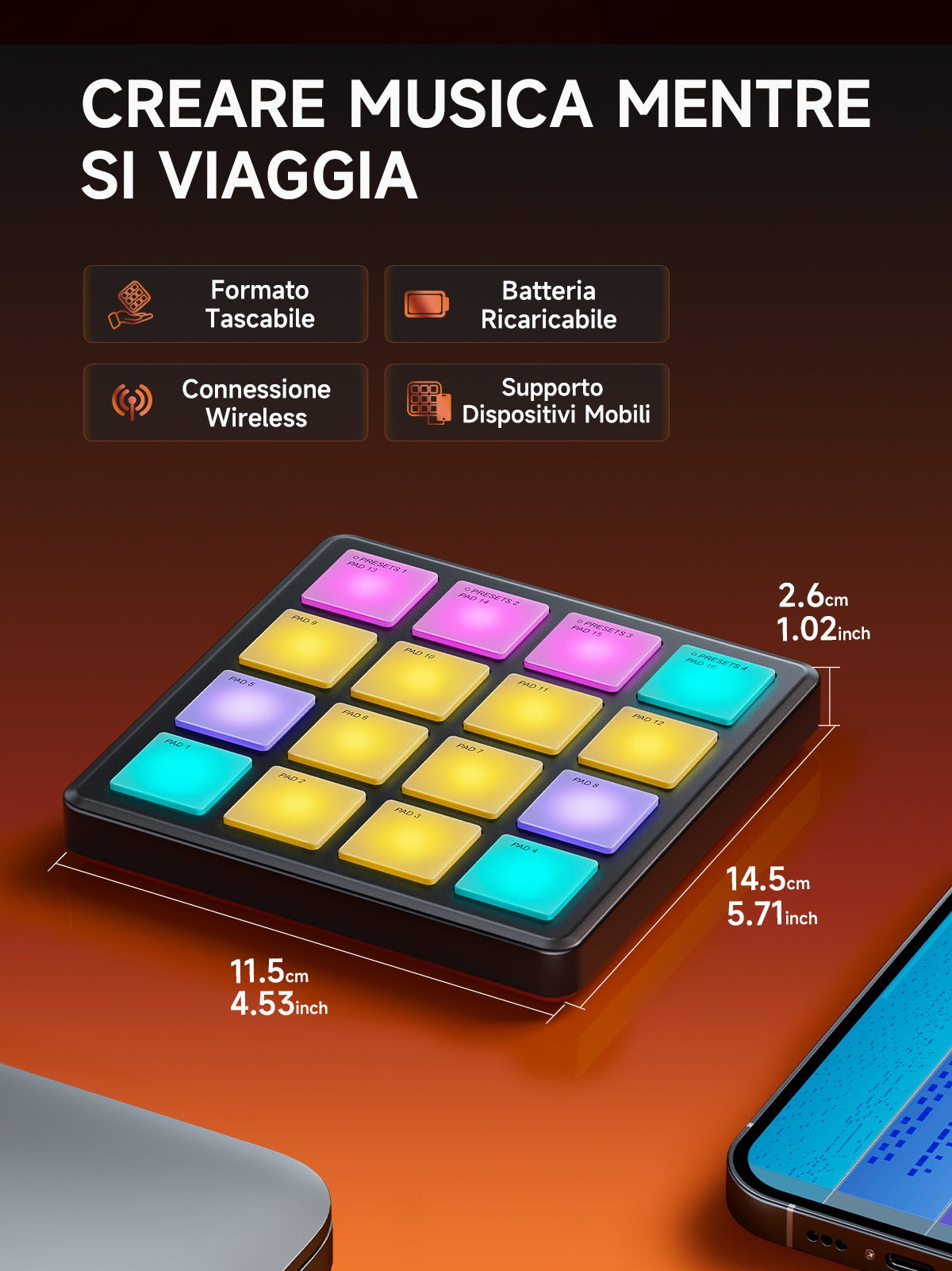 STARRYPAD MINI MIDI-CONTROLLER