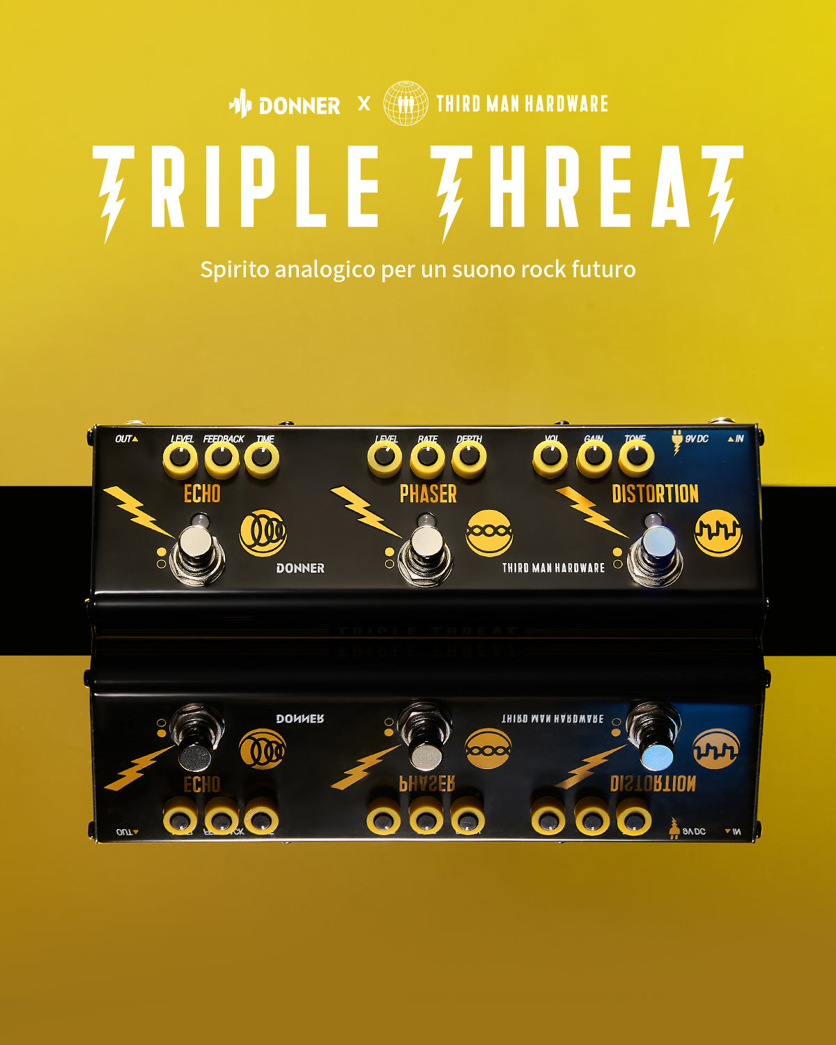 Donner Triple Threat Live Pedale multieffetto