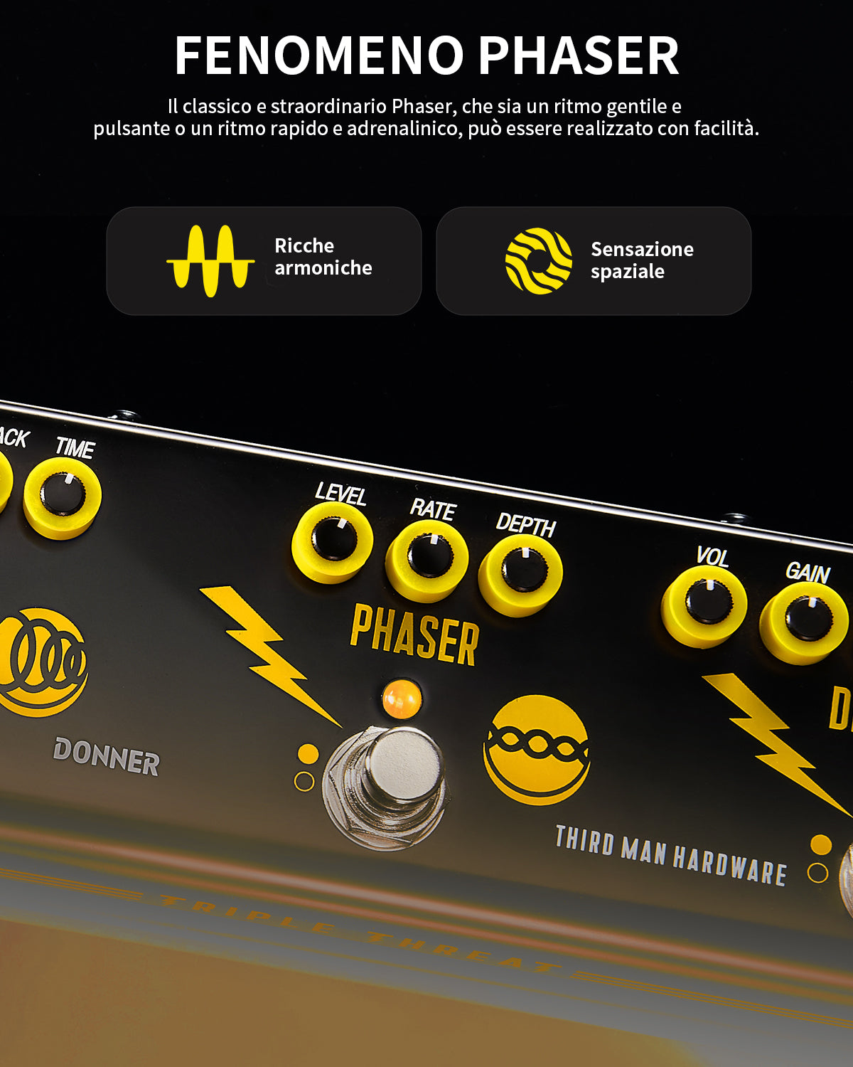 Donner Triple Threat Live Pedale multieffetto