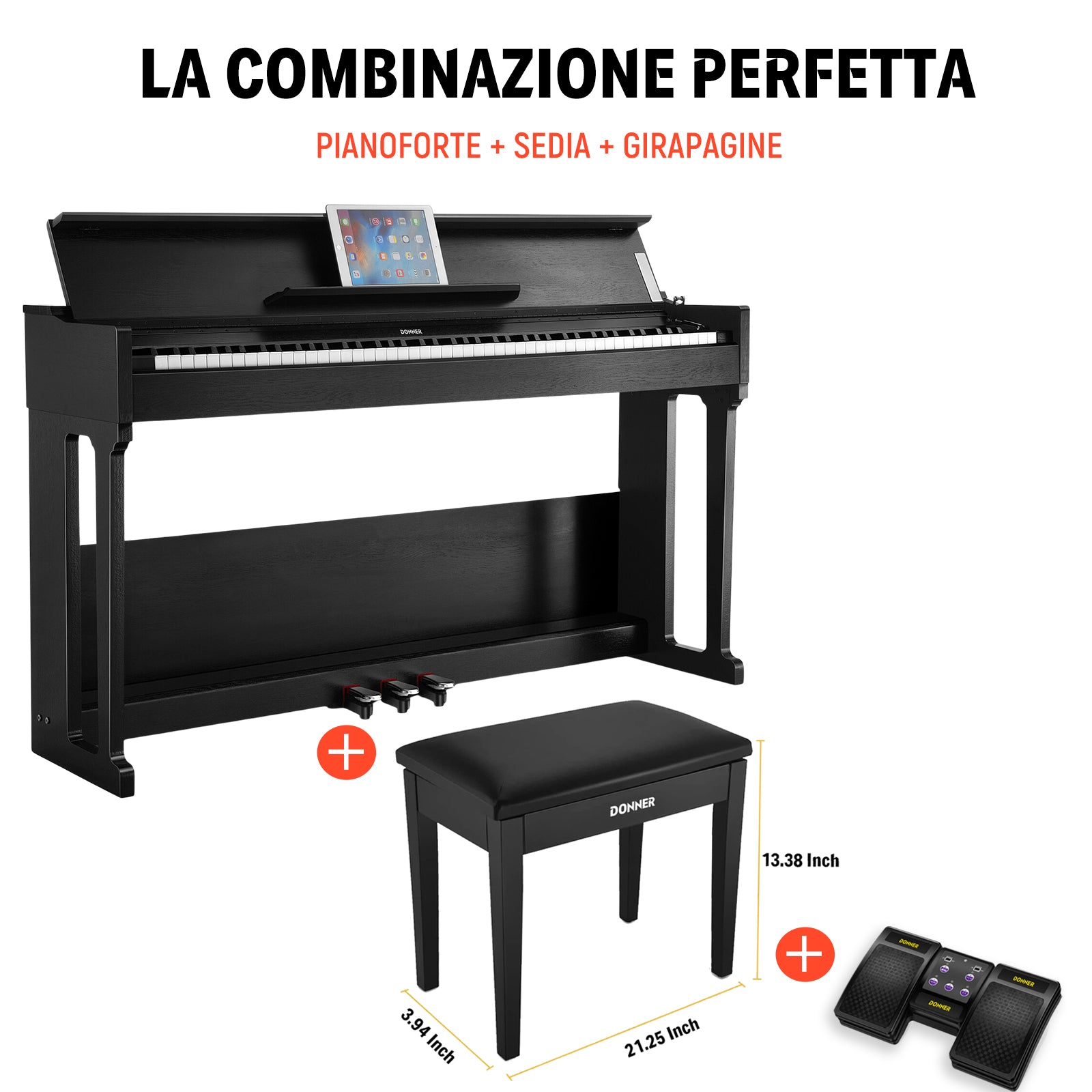 Donner DDP-90 Pianoforte digitale