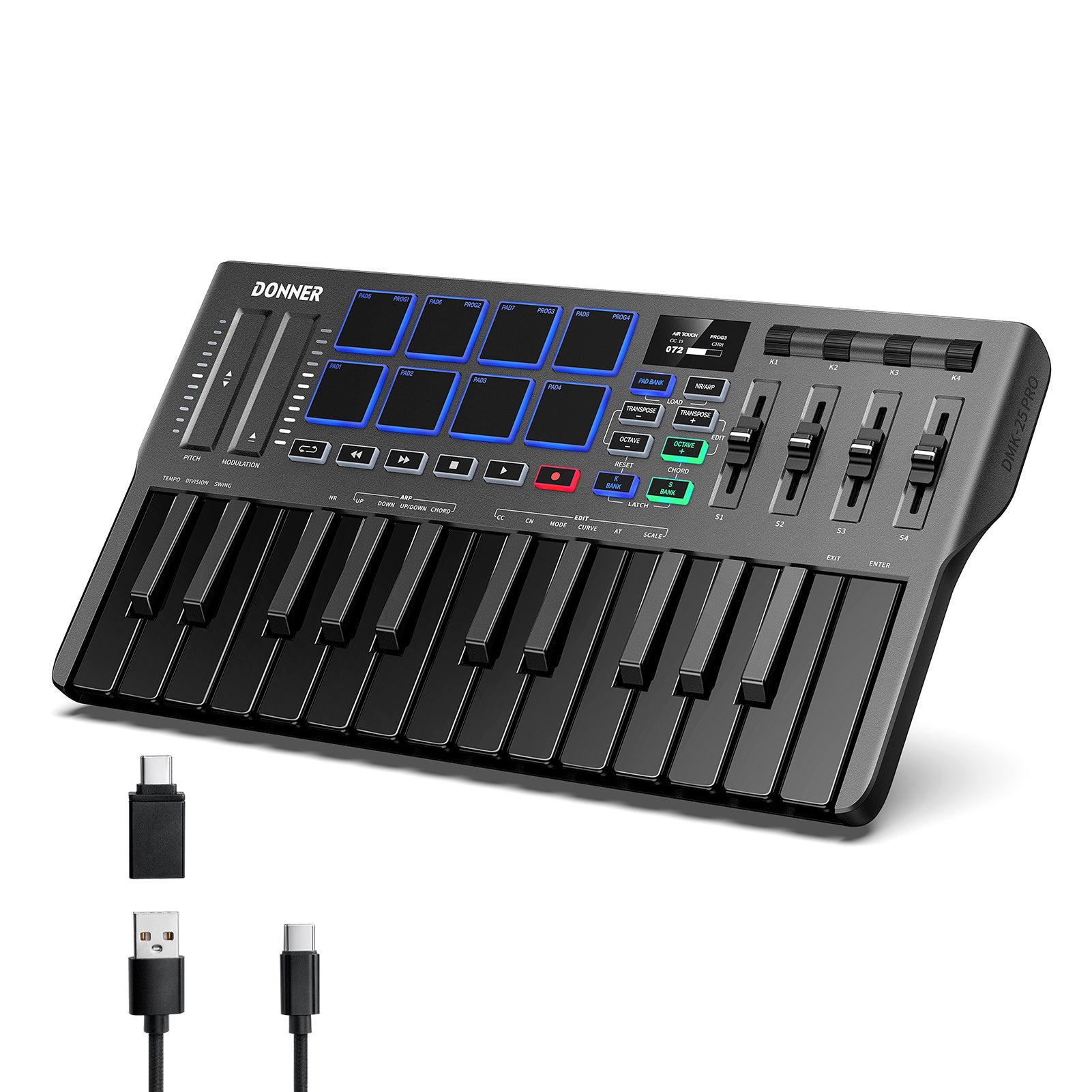 Donner DMK-25 Pro controller per tastiera MIDI