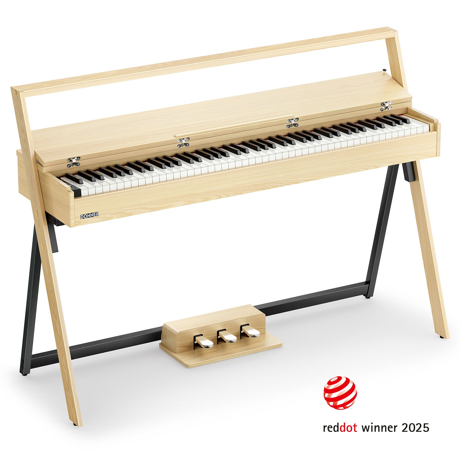 Donner OURA™ R300 Pianoforte digitalein stile casalingo-Beige##