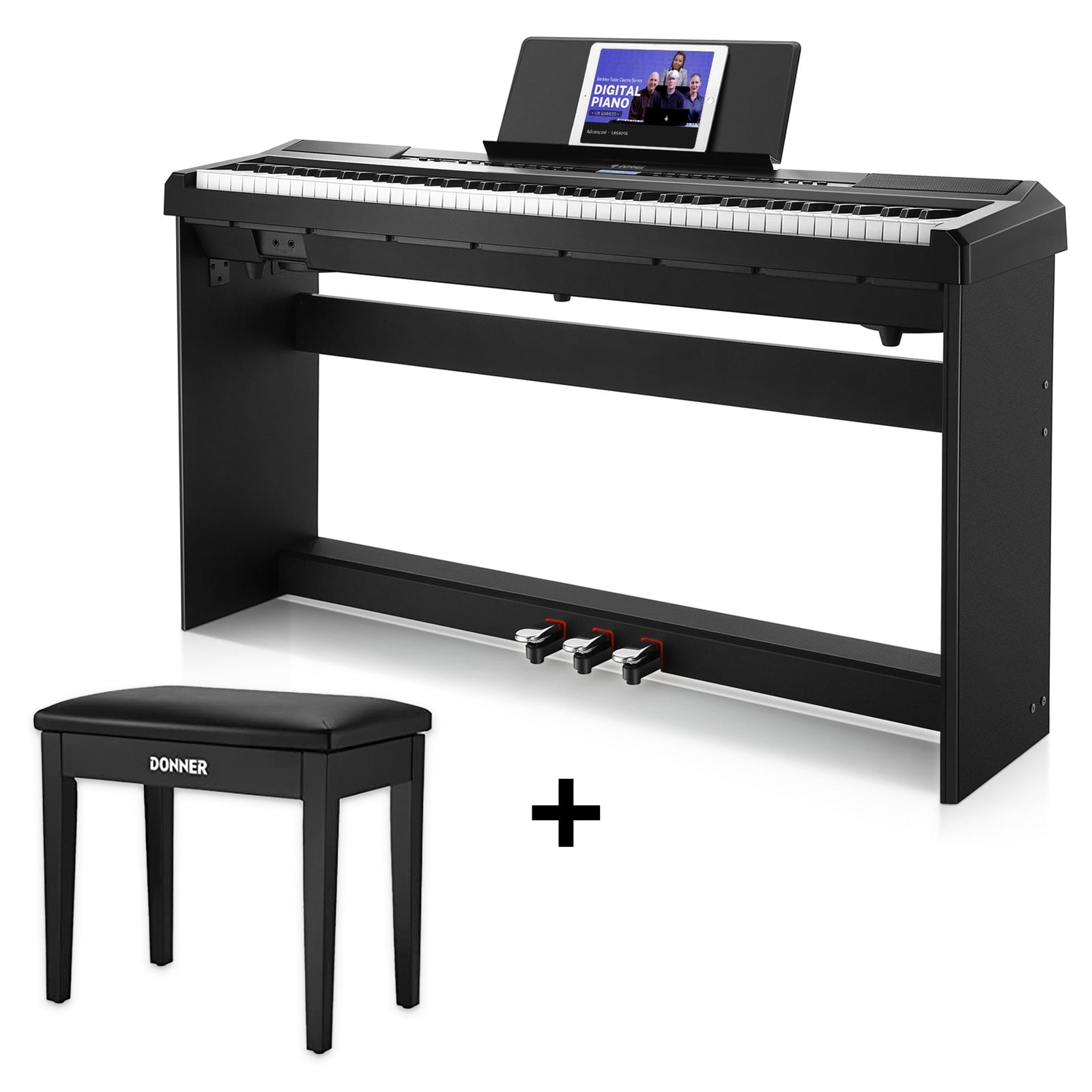Donner DEP-20 pianoforte digitale pieno ponderato a 88 tasti portatile