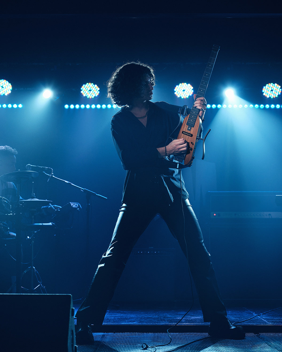 Donner HUSH™ X Chitarra elettrica ultraleggera senza testa-
Naturale##