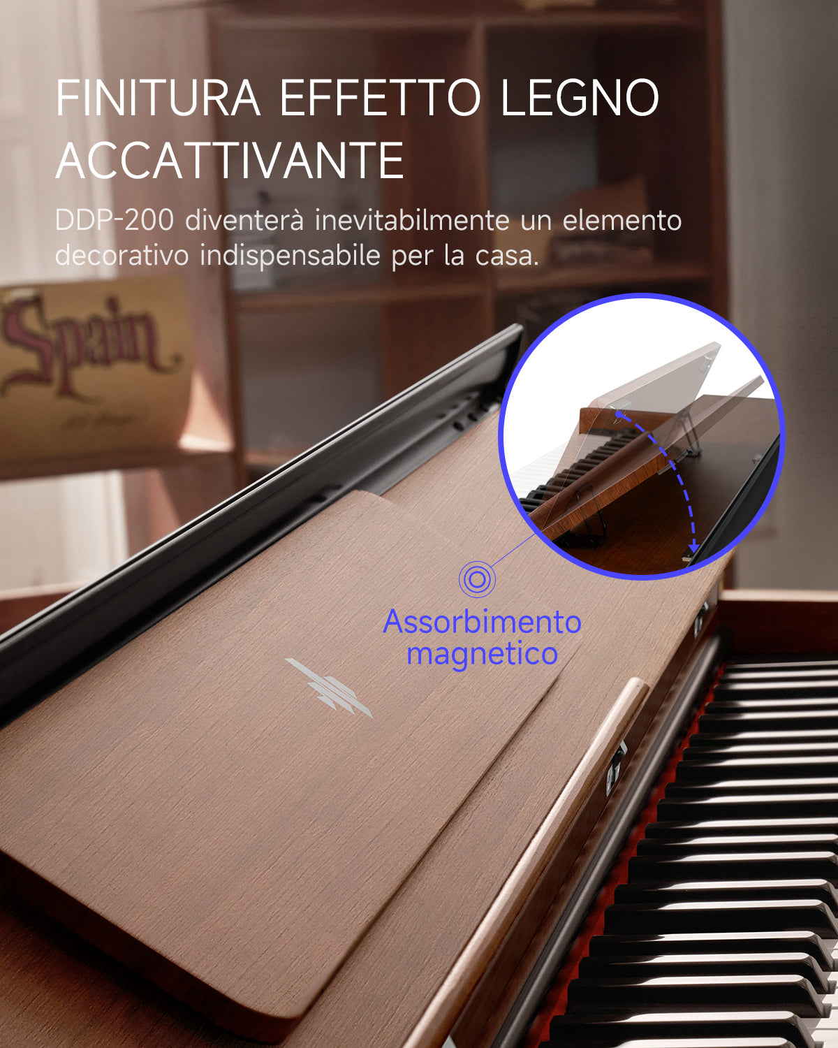 Donner DDP-200 Pianoforte Digitale con Azione a Martello Graduale-DDP-200MK2 Versione aggiornata##