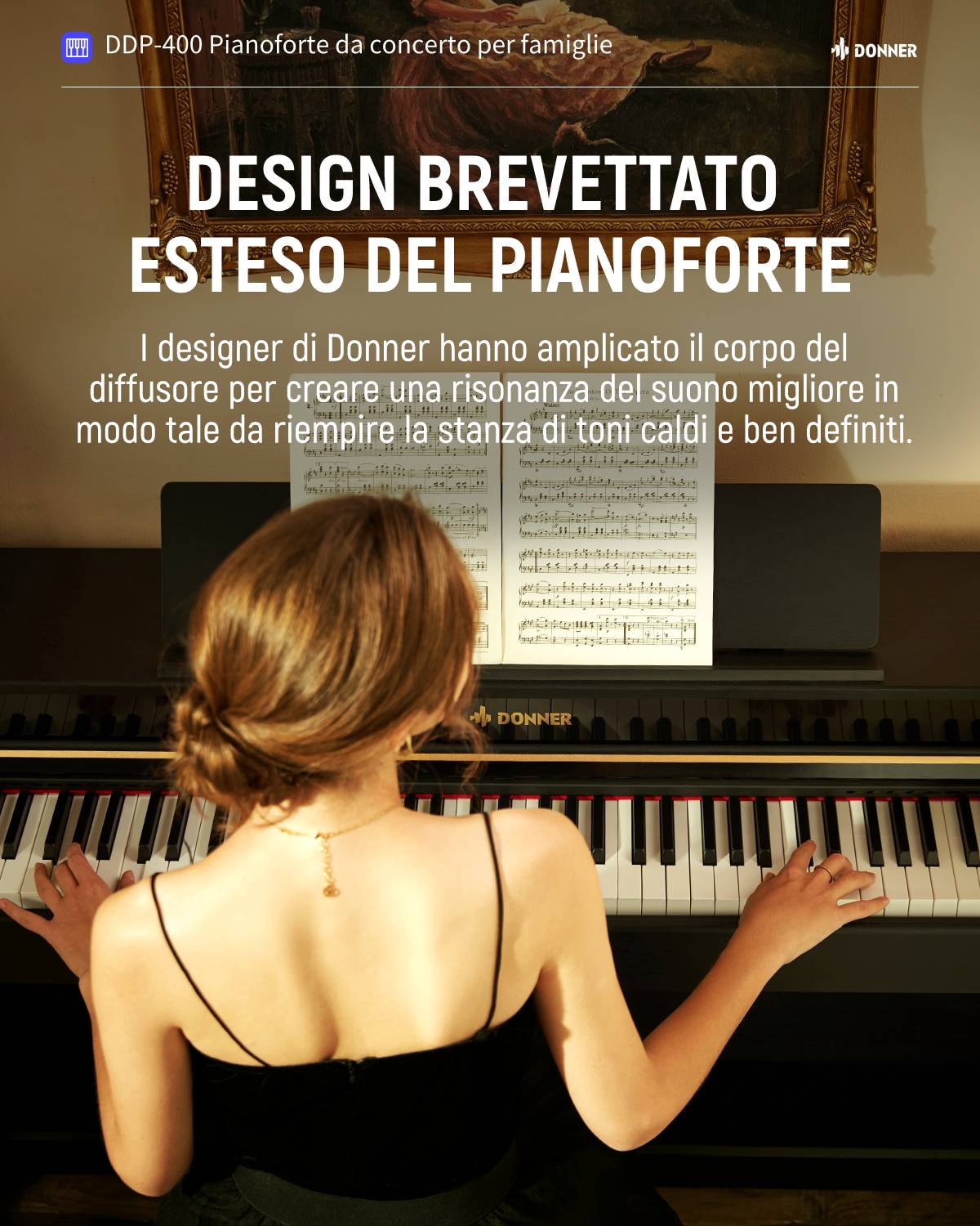 Donner DDP-400 pianoforte digitale