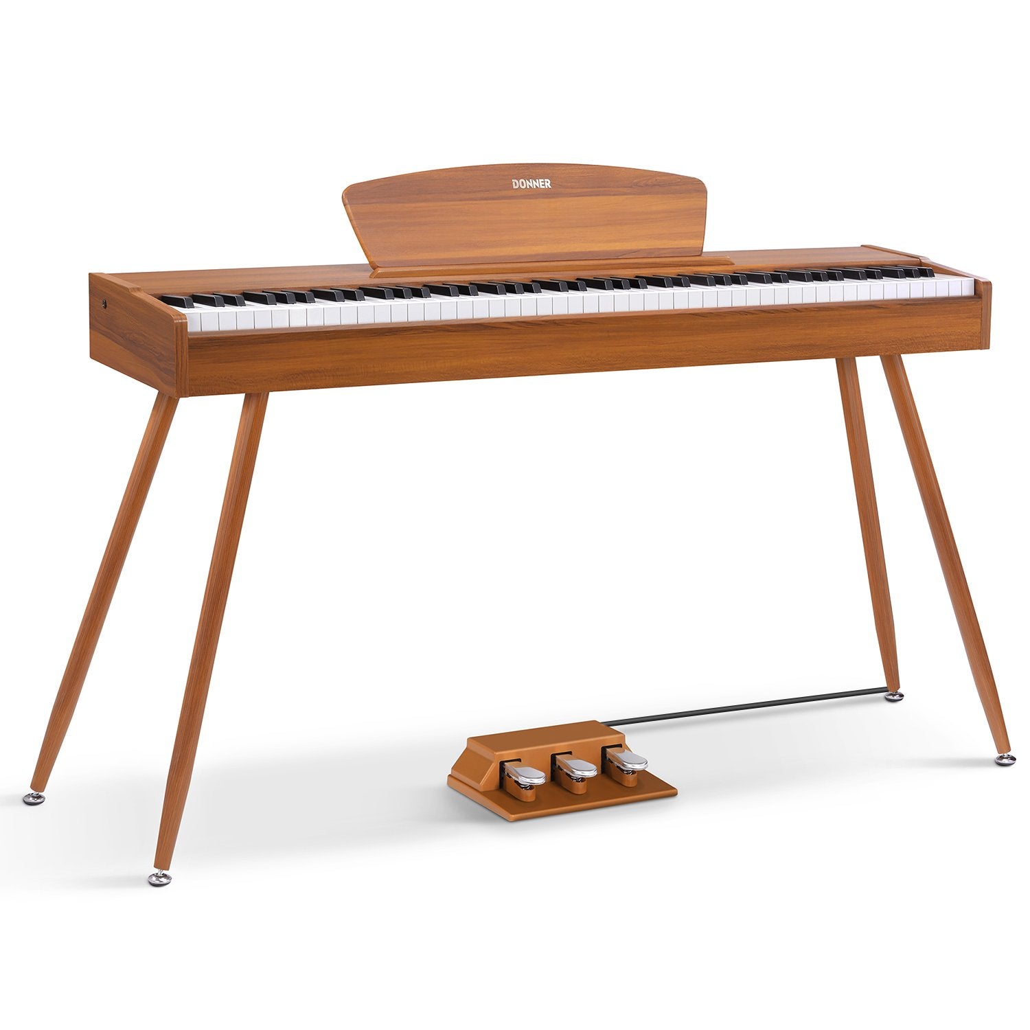 Donner DDP-80 tastiera fully weighted in legno-legno naturale##
