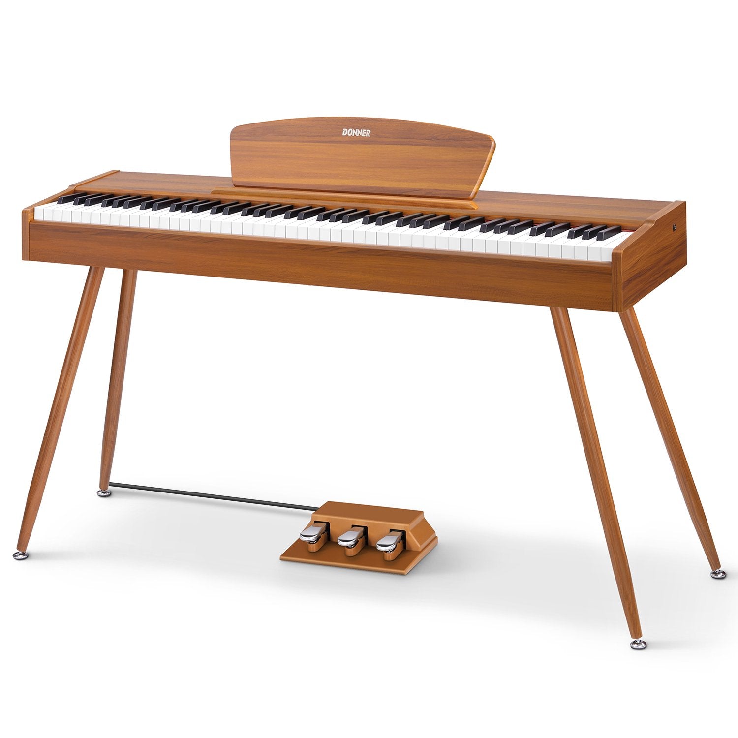 Donner DDP-80 tastiera fully weighted in legno-legno naturale##