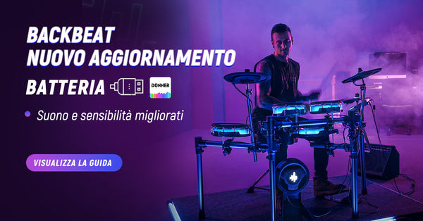 Guida all'Aggiornamento di Donner BackBeat Electronic Drum Set