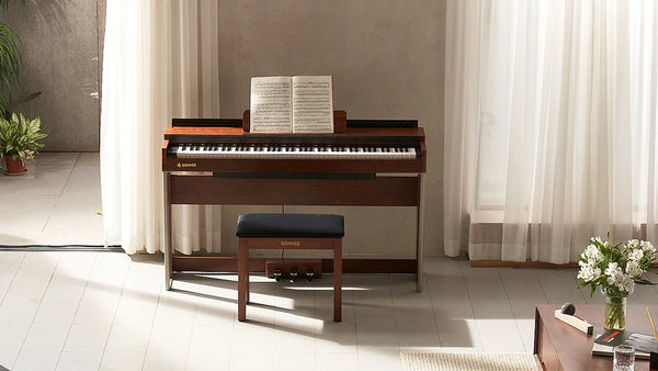 Recensione del pianoforte digitale Donner DDP-200 in legno a 88 tasti