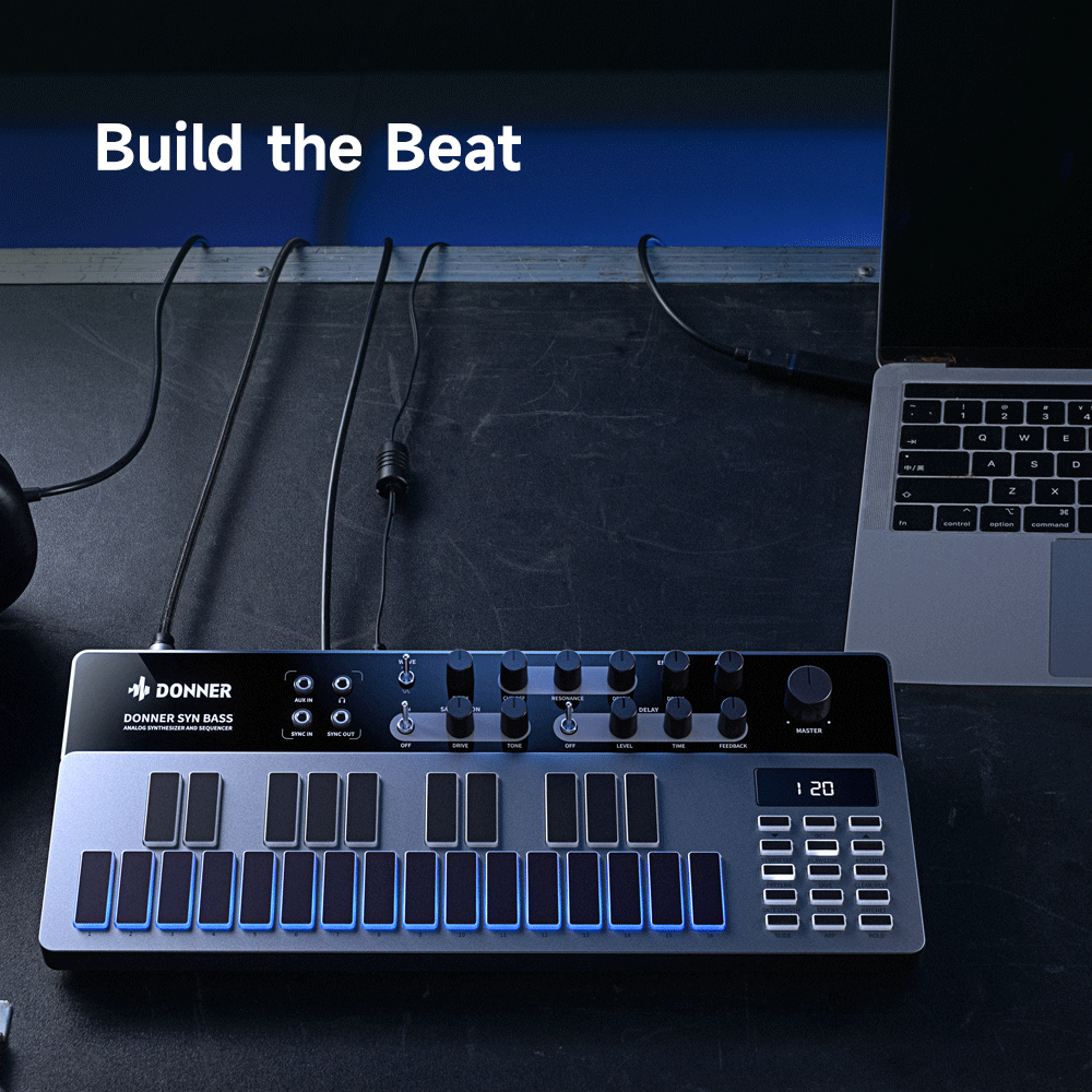 Donner B1 – Sintetizzatore analogico e sequencer per bassisti