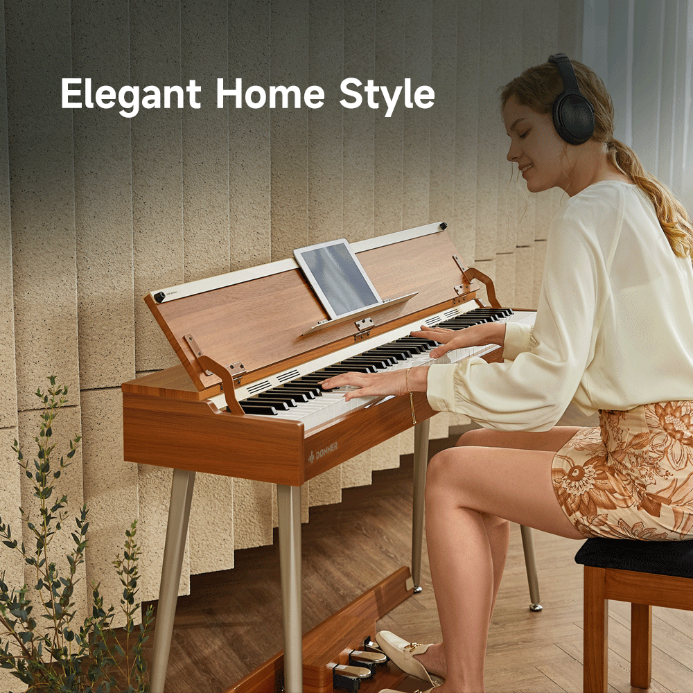 Donner DDP-80 Plus – Il pianoforte digitale in legno minimalista