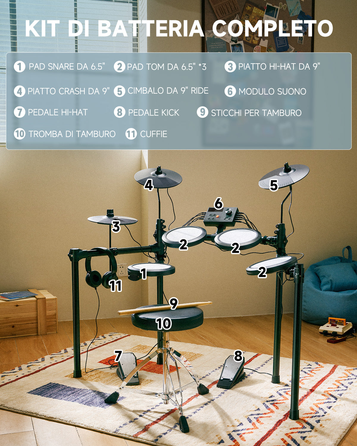 Donner DED-70  Batteria Elettronica