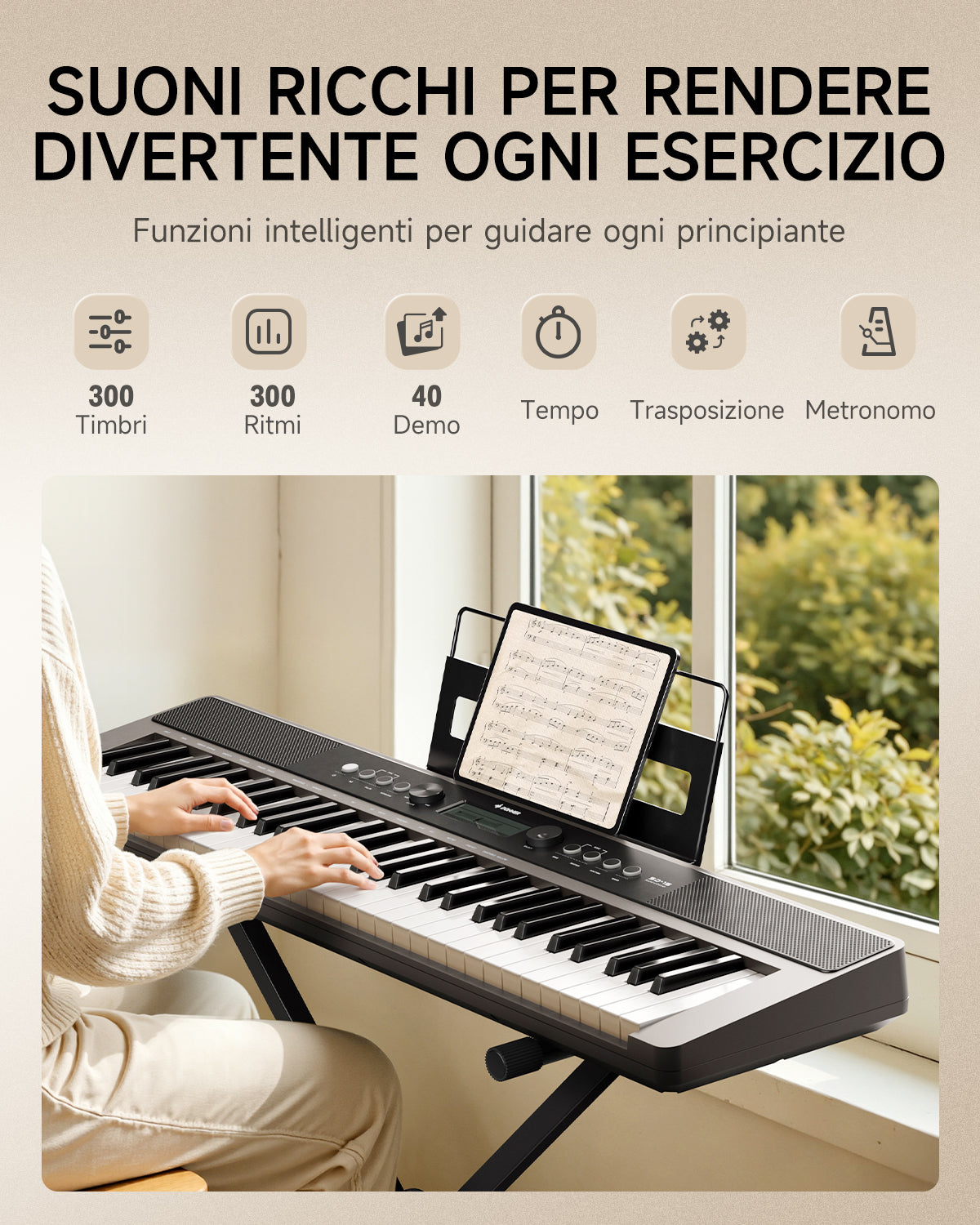 Donner SD-15 Tastiera Elettronica a 61 Tasti