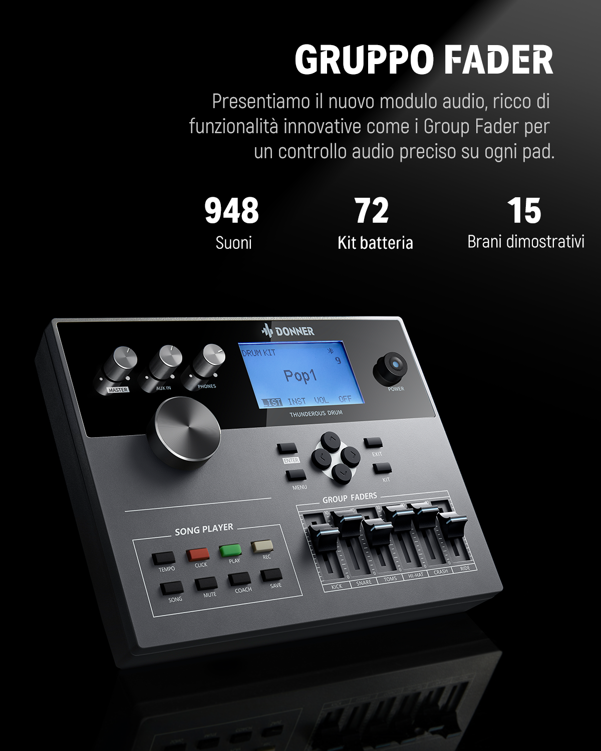 Donner DED-500 Batteria Elettronica