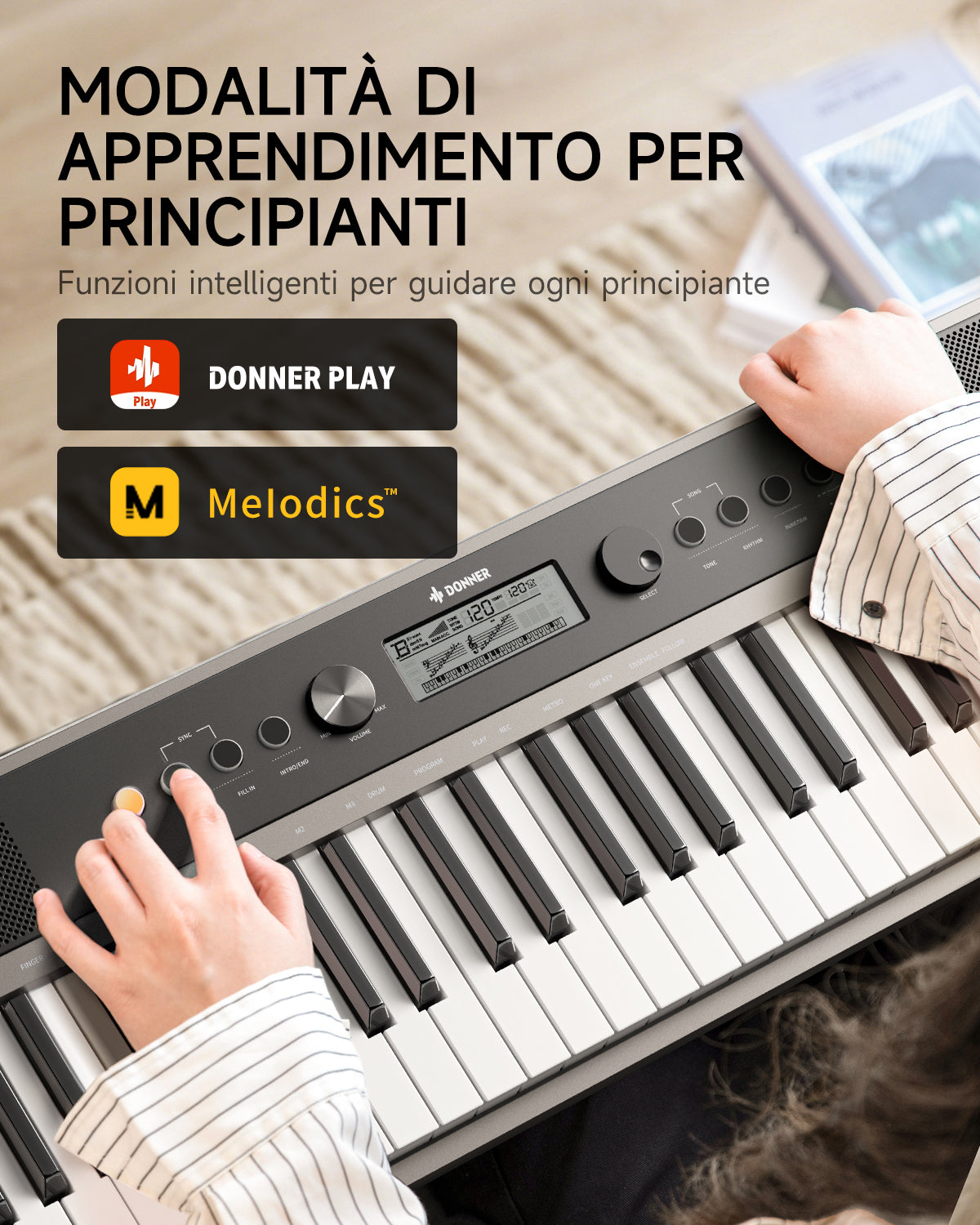 Donner SD-15 Tastiera Elettronica a 61 Tasti