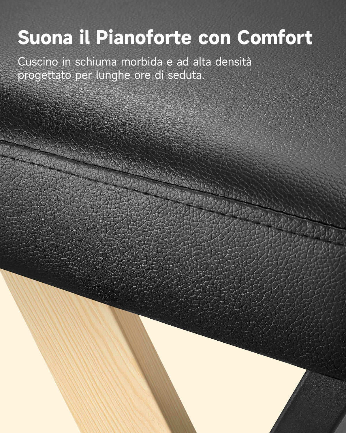 Donner DKB-300 Panca per pianoforte elegante