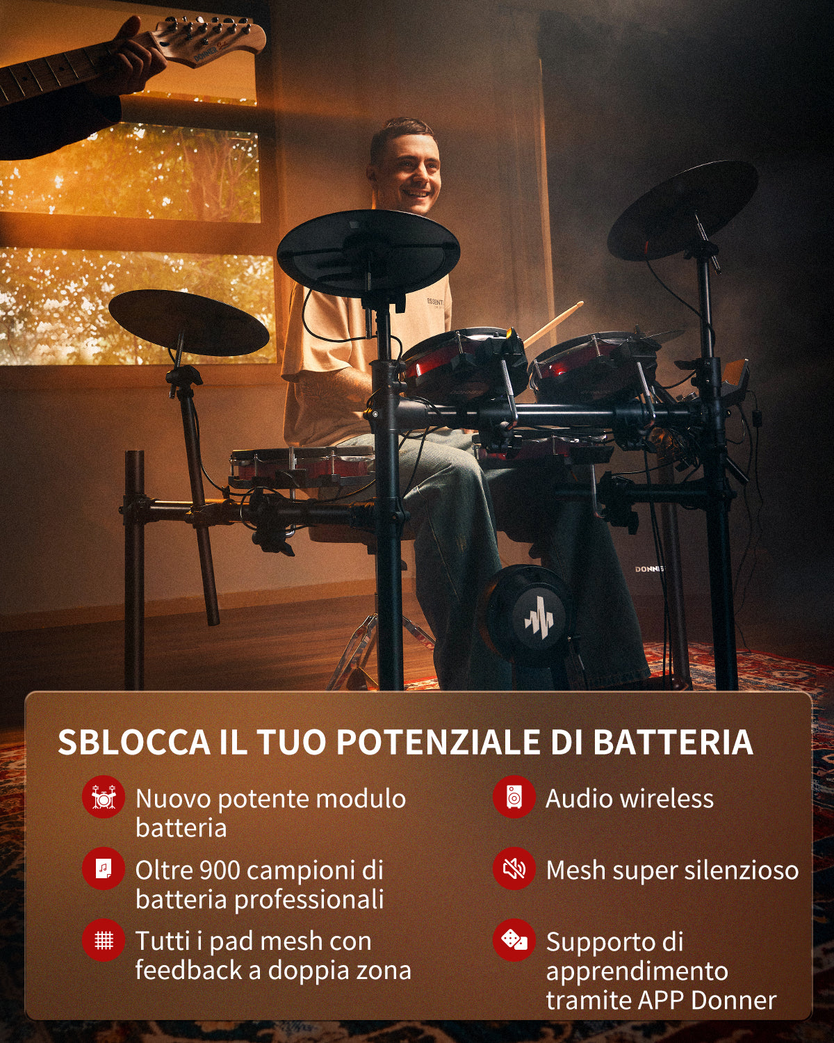 Donner DED-300X Batteria elettronica