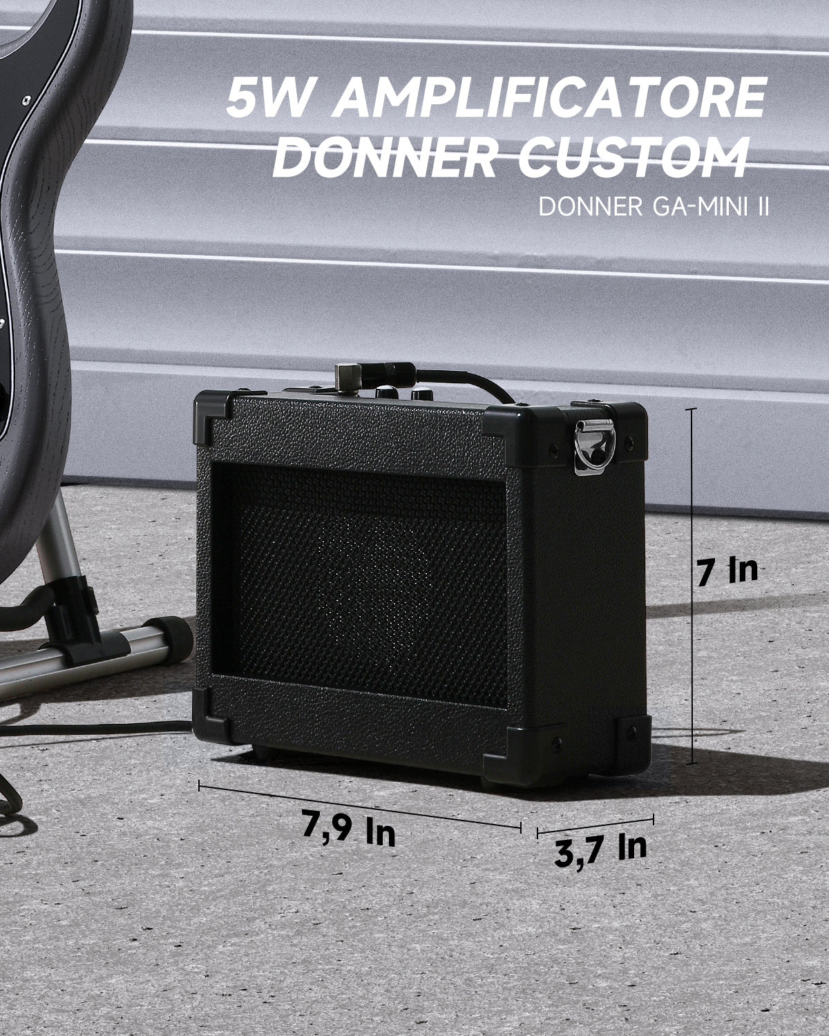 Donner DST-80 Chitarra elettrica-Nero##