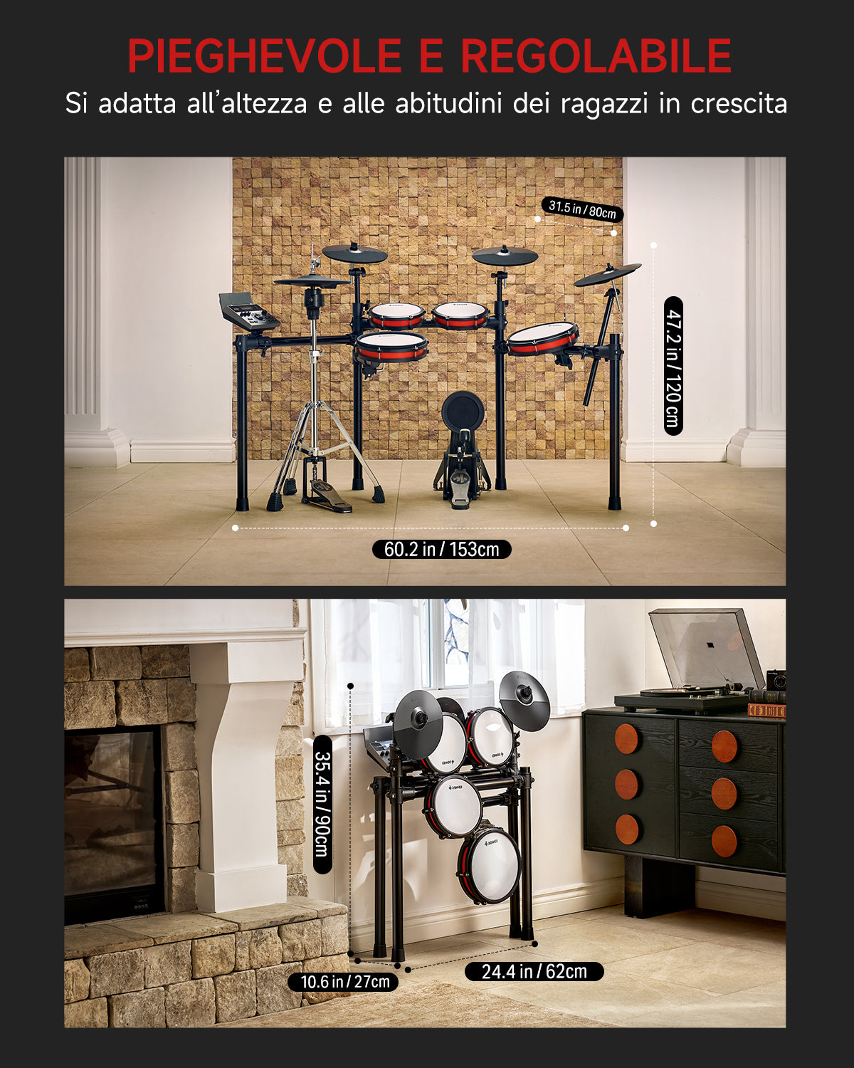 Donner DED-200 Pro Set Batteria elettronica