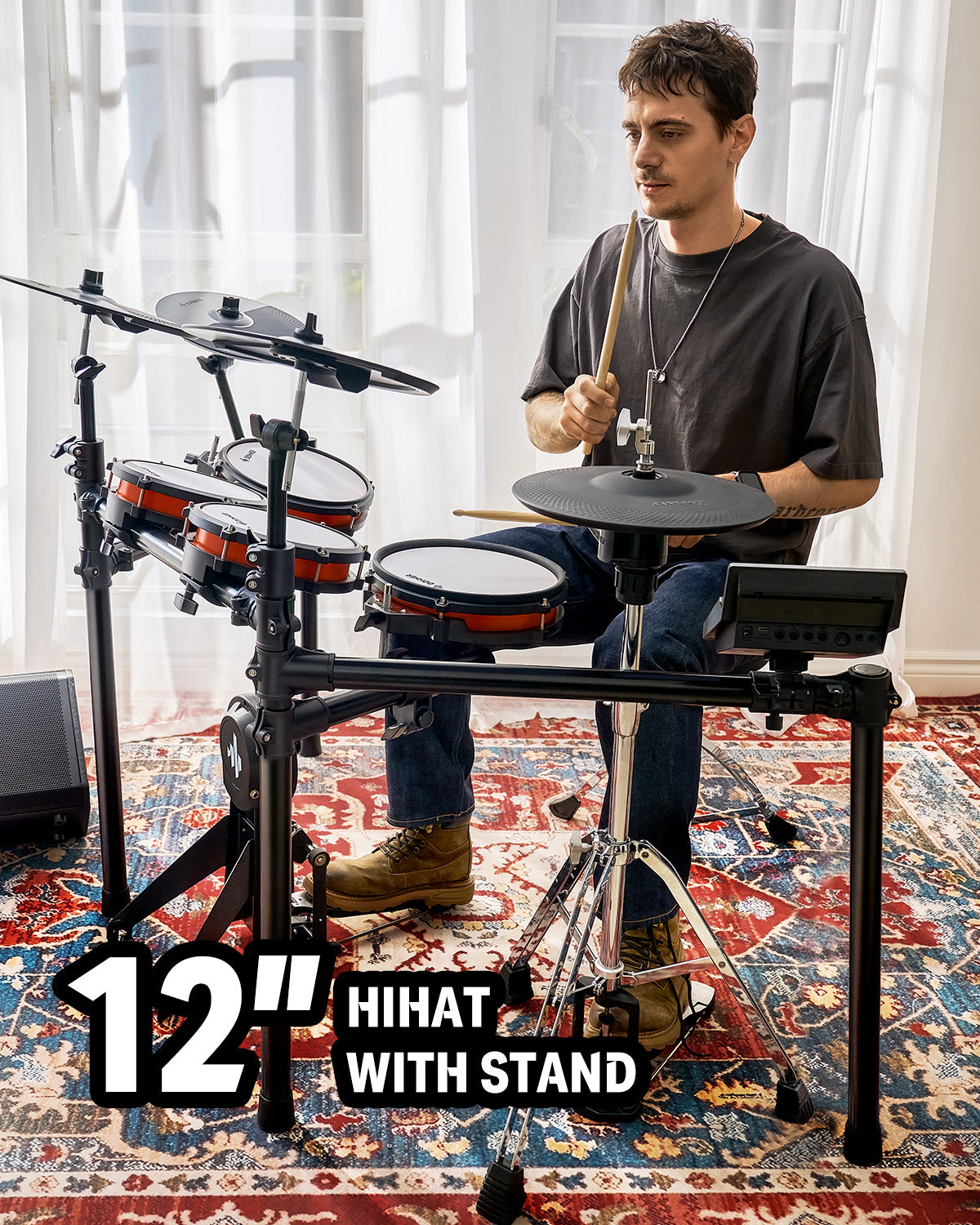 Donner HHCB-12 Piatto Hi-Cymbal Indipendente
