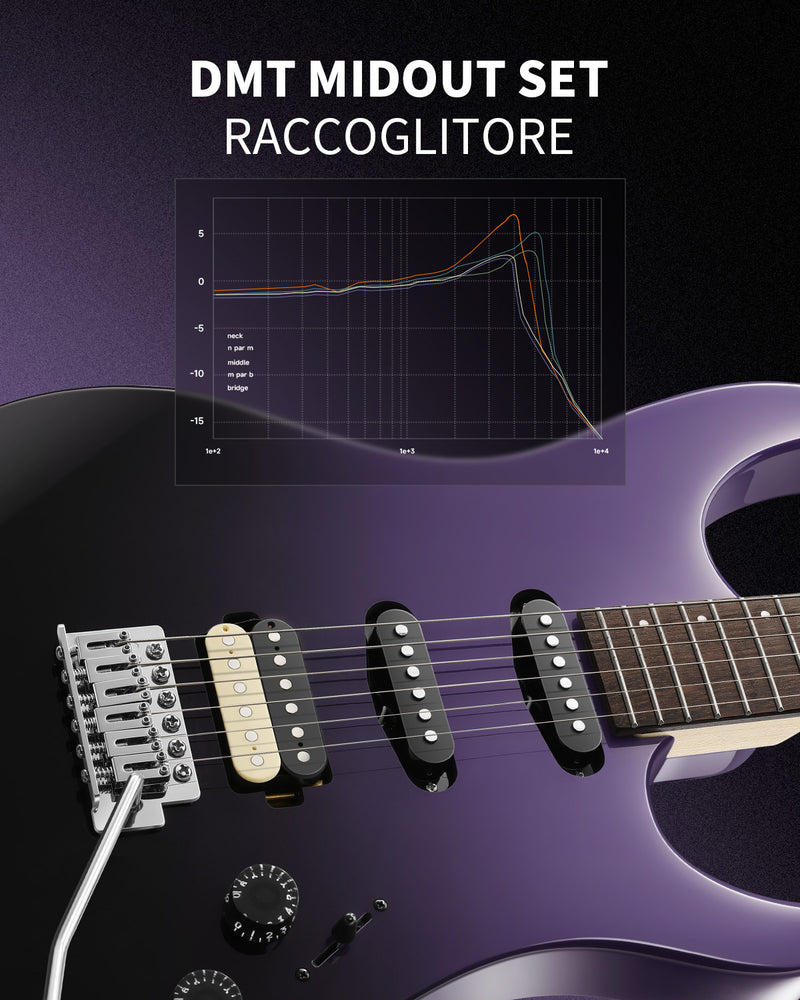 Donner DMT-66 Chitarra elettrica con bobina singola in ceramica