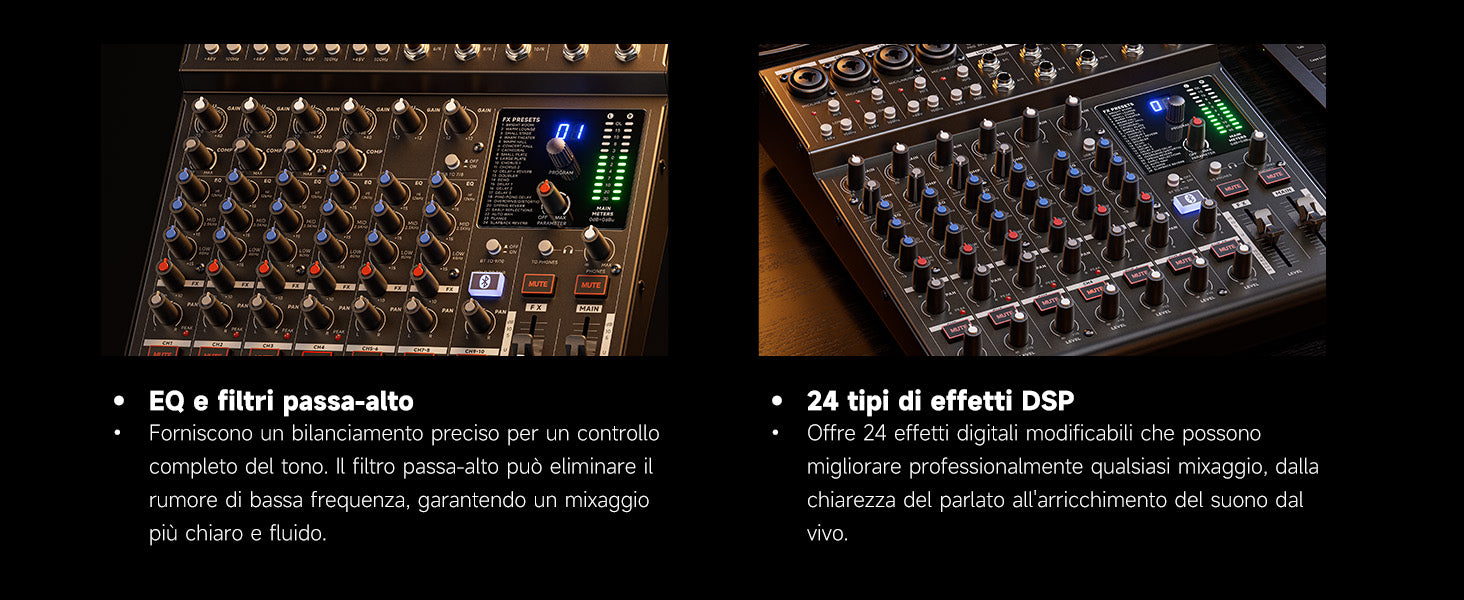 DONNER DAM1000 Mixer Audio
