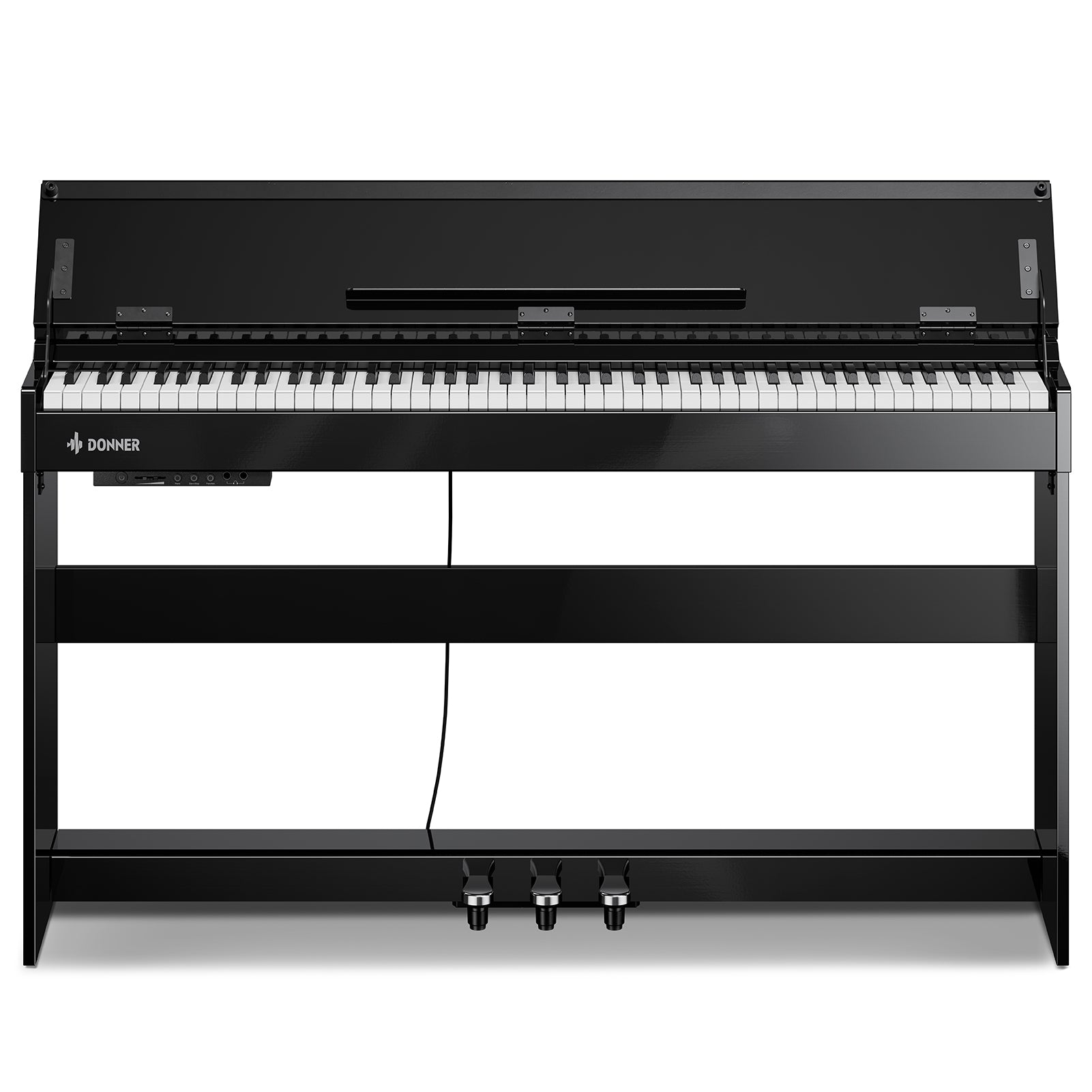 Donner DDP-75 Glossy Flip-Top Pianoforte Digitale Verticale