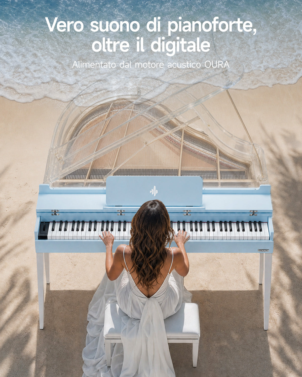 Donner OURA S200 Pianoforte Digitale da Casa a 88 Tasti