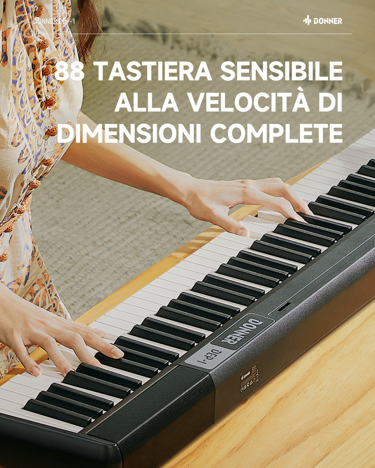 Donner DEP-1 Pianoforte digitale per principianti