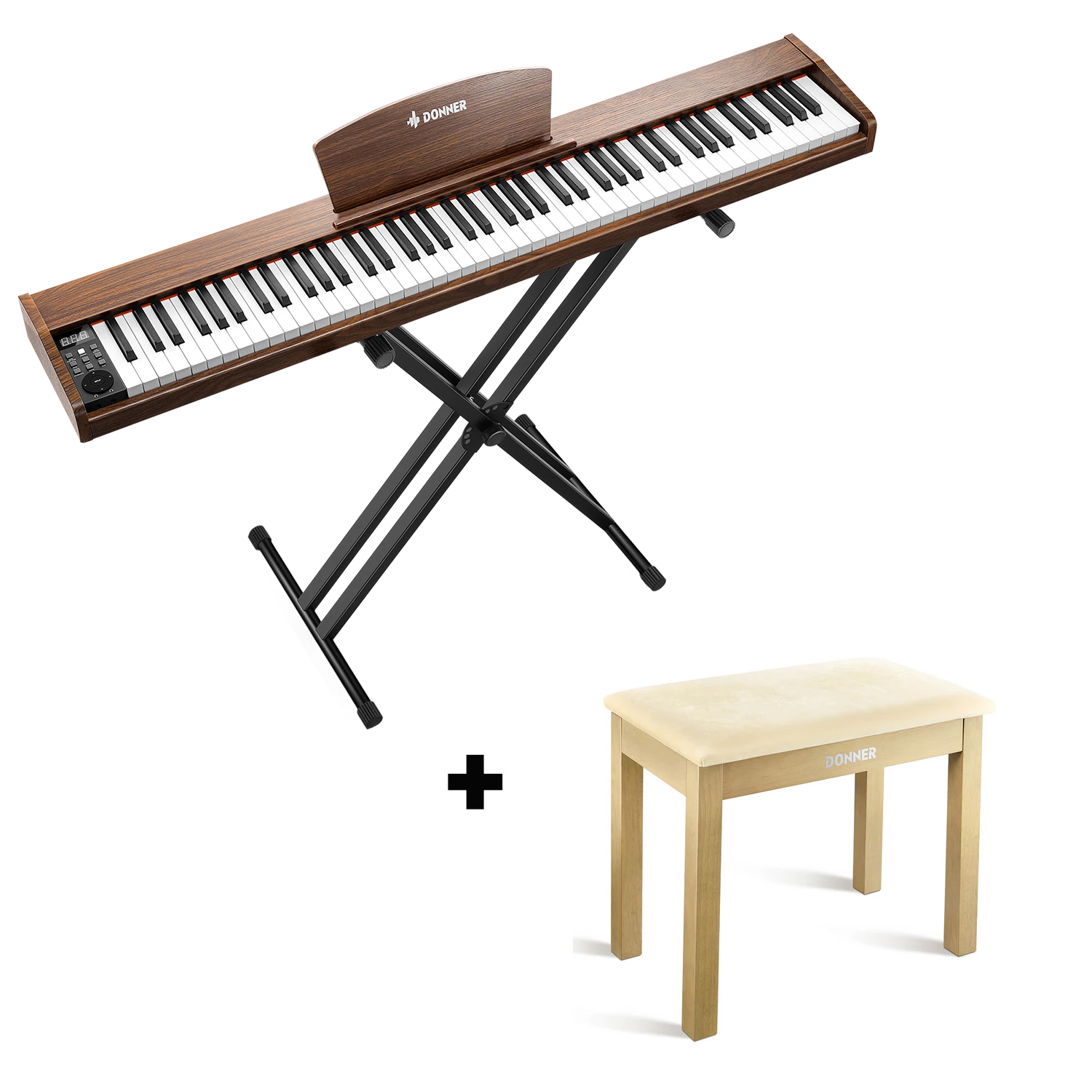 Donner DEP-1S Pianoforte digitale in  semi-pesato