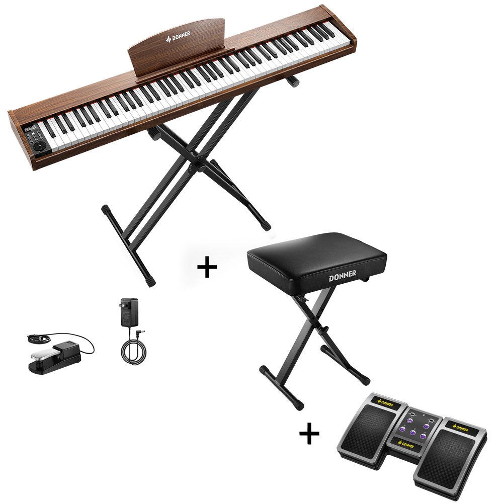 Donner DEP-1S Pianoforte digitale in  semi-pesato