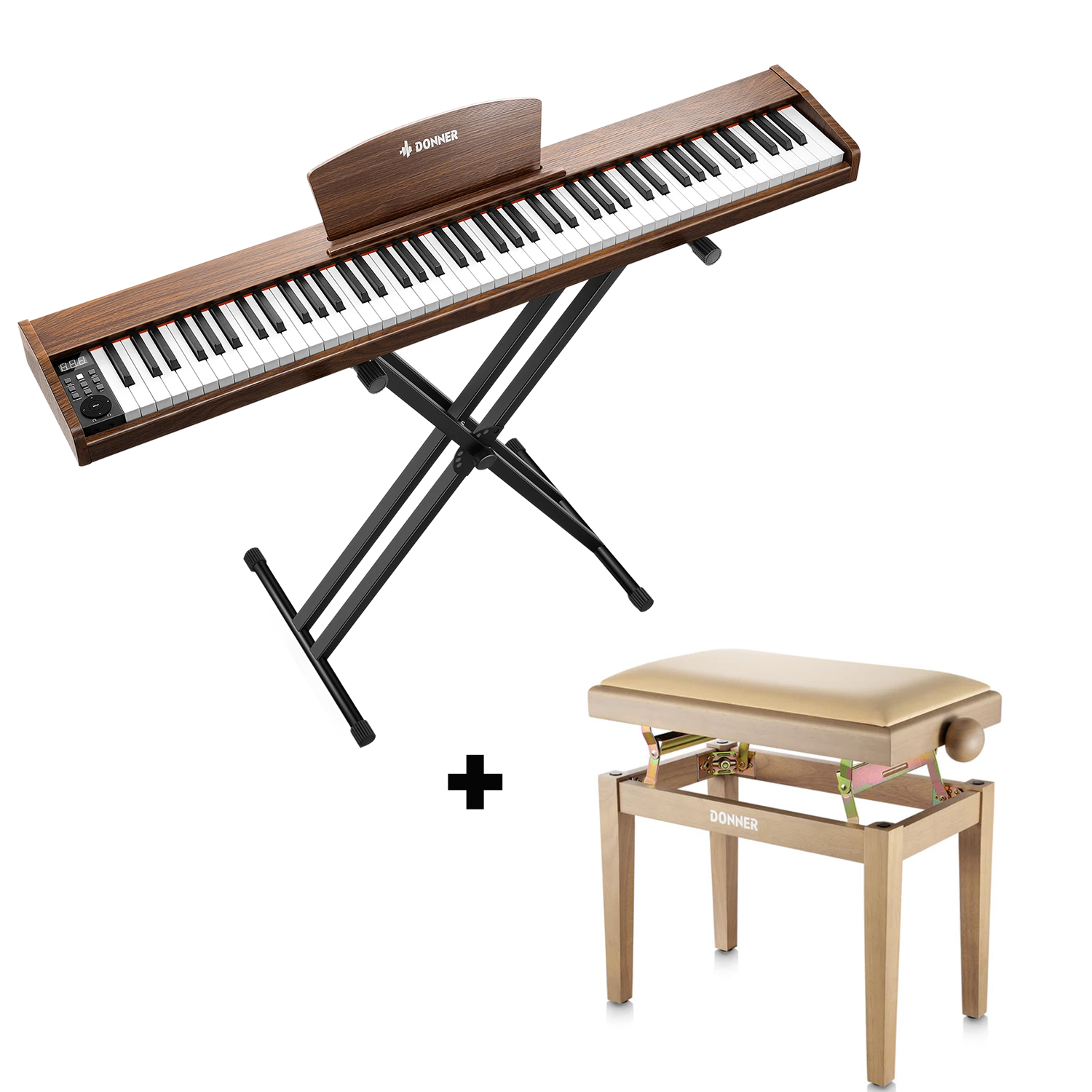 Donner DEP-1S Pianoforte digitale in  semi-pesato