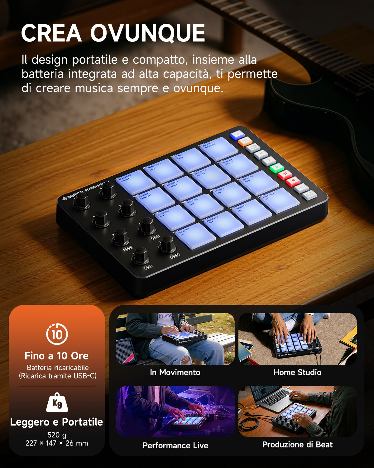Donner Starrypad Pro MIDI-Controller