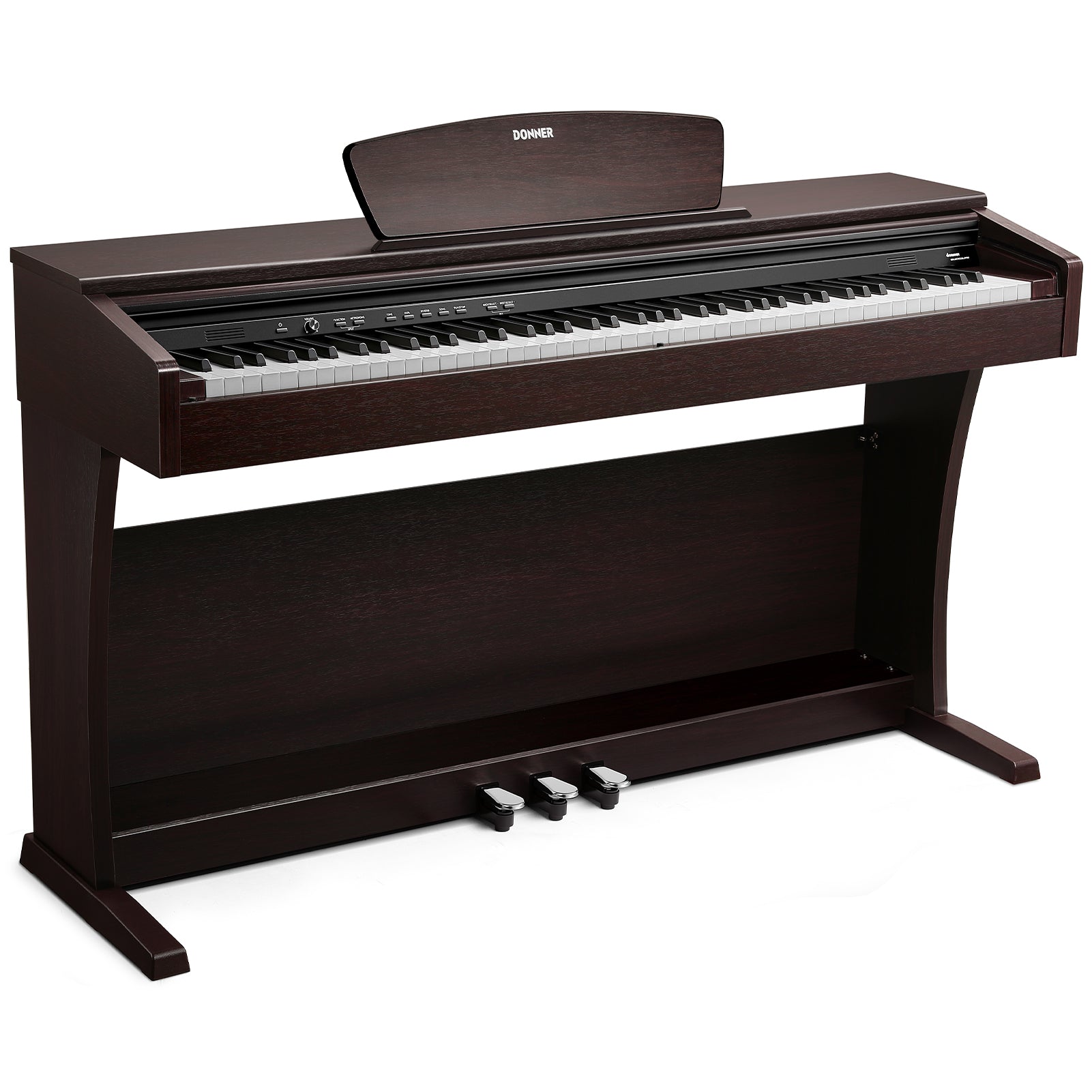 Donner DDP-300 Pianoforte Digitale per Casa con Tasti Semi-pesati (Versione Aggiornata)