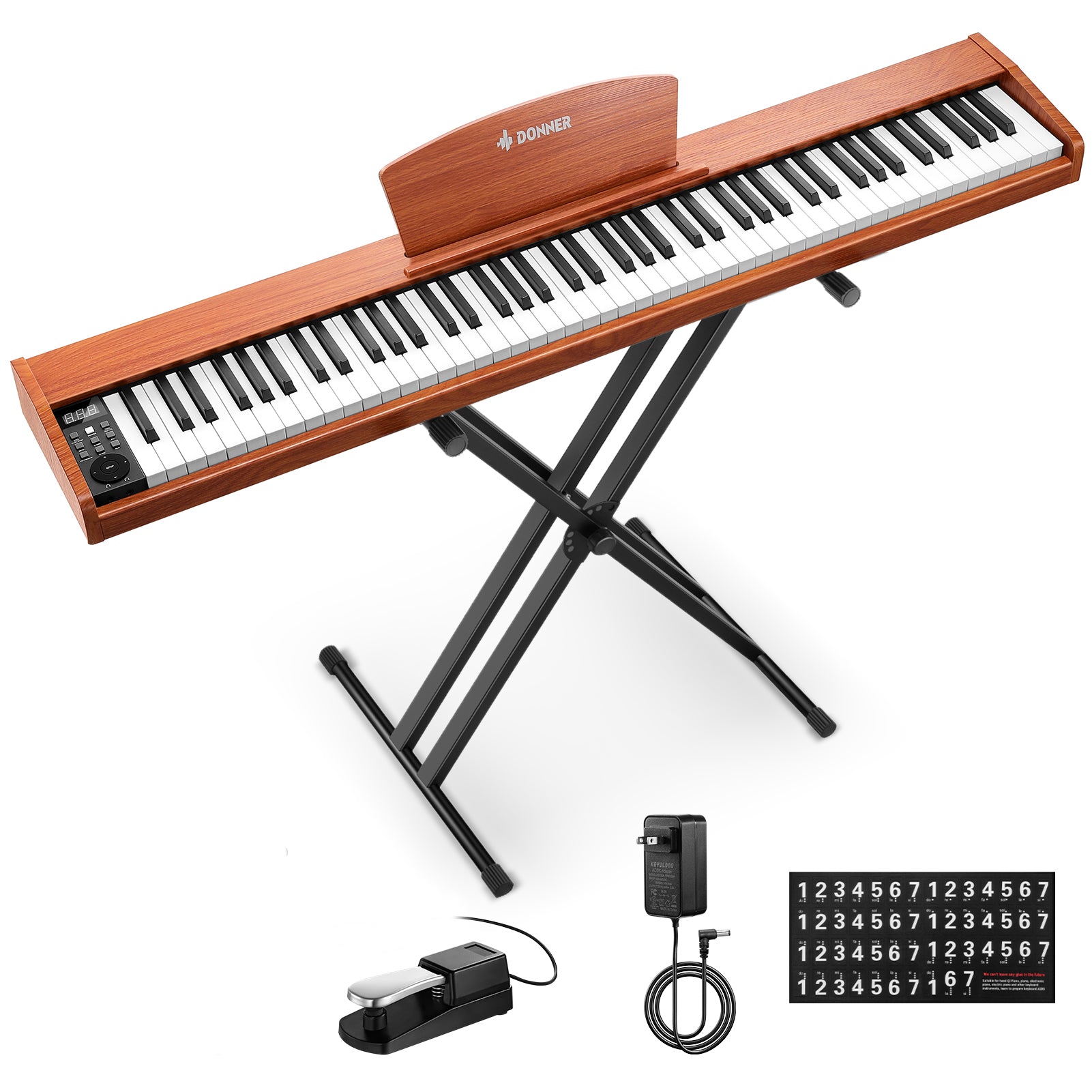Donner DEP-1S Pianoforte digitale in  semi-pesato