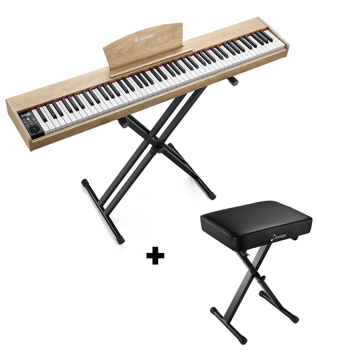 Donner DEP-1S Pianoforte digitale in  semi-pesato
