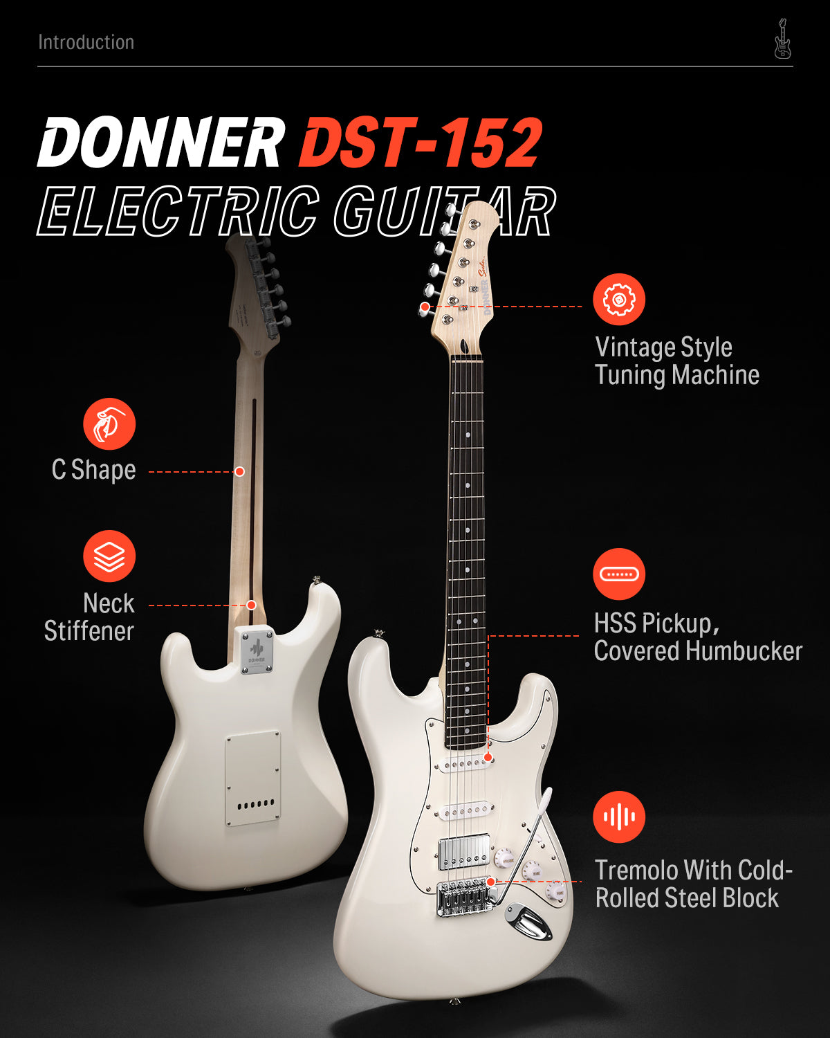 Donner DST-152 Chitarra elettrica