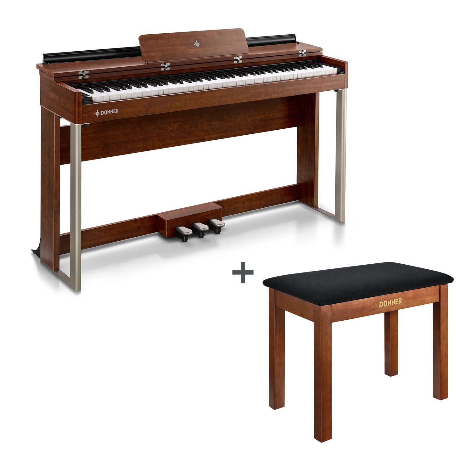 Donner DDP-200 Pianoforte Digitale con Azione a Martello Graduale